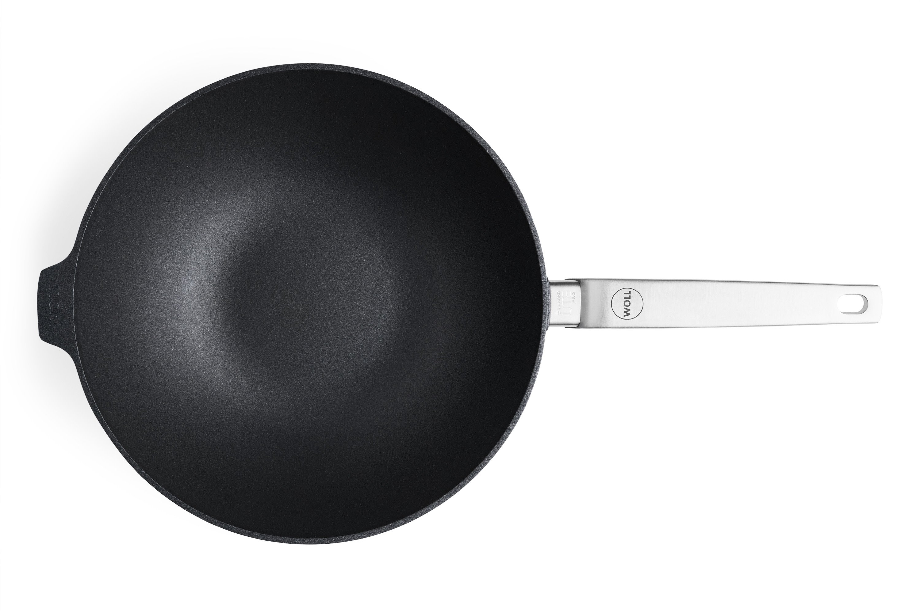 21032DLPI_Overhead Diamond Lite Pro Guss-Wok- und Rührpfanne Draufsicht | Alle Herdarten inkl. Induktion | 32cm