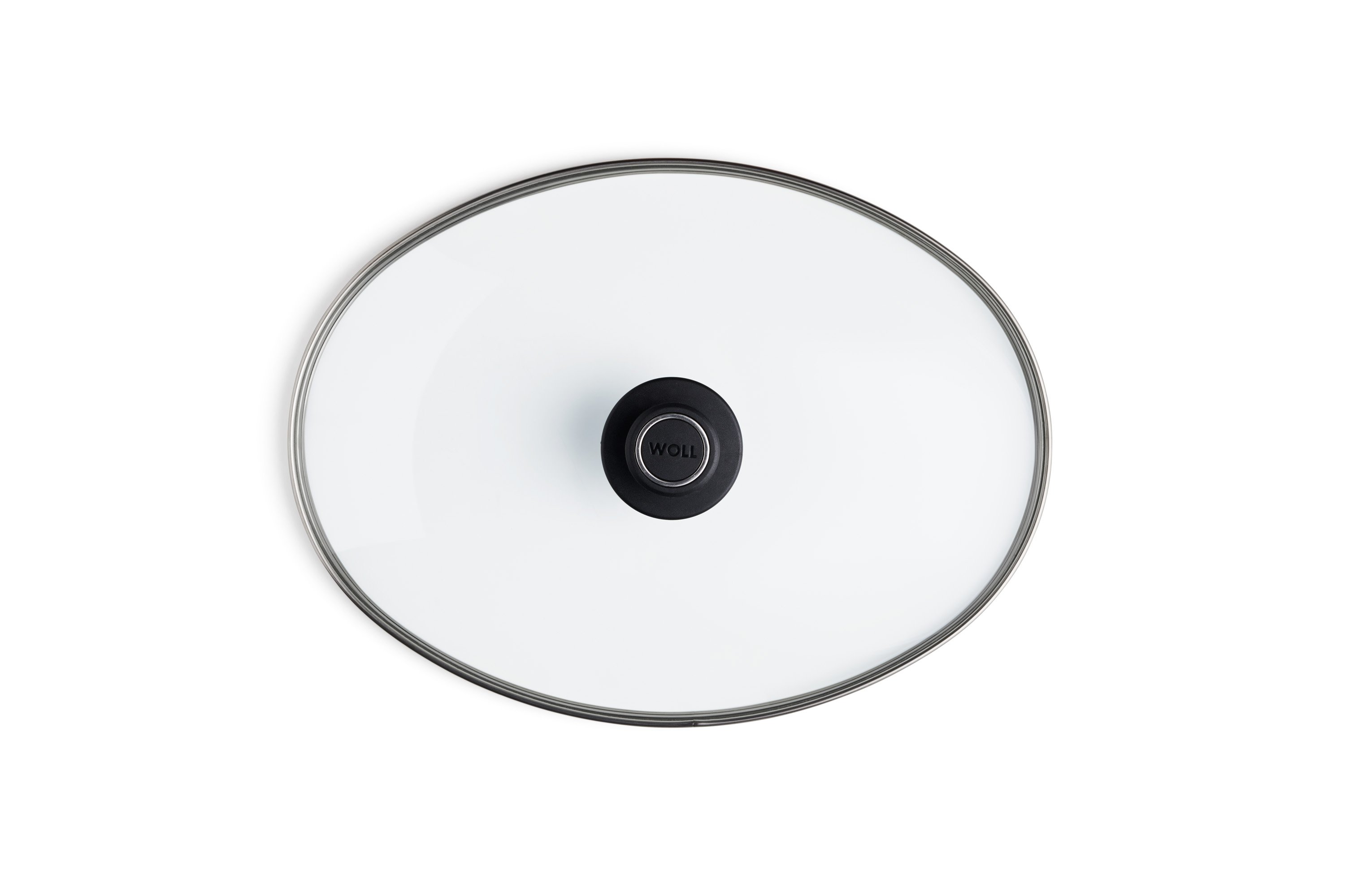 Sicherheitsglasdeckel, oval Draufsicht | 38x28,4cm