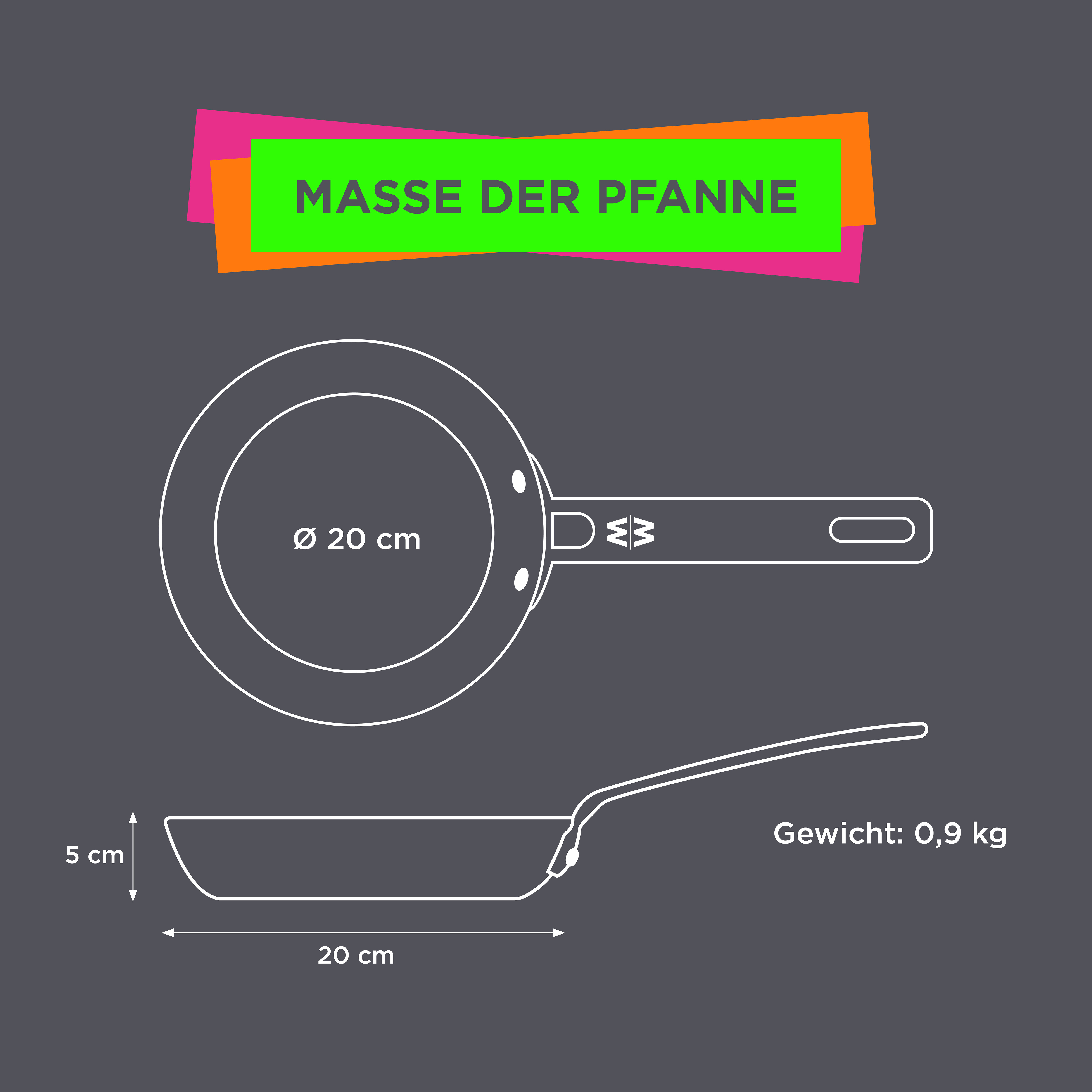 MÄLZERxWOLL Edelstahl-Pfanne
