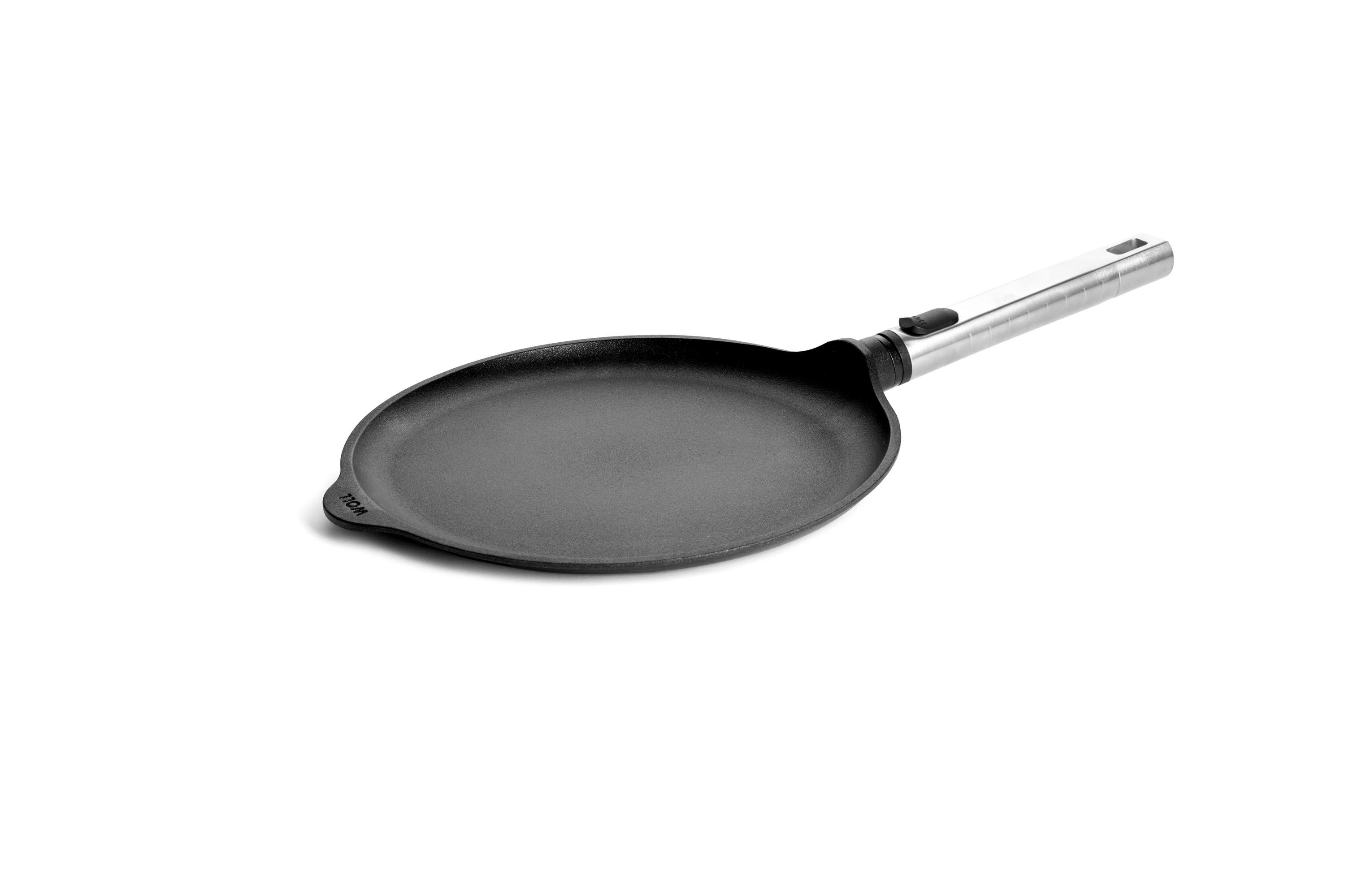 1226PLCI_3Quarter Logic XR Guss-Crêpepfanne | Edelstahl - Abnehmbar | Alle Herdarten inkl. Induktion | 26cm
