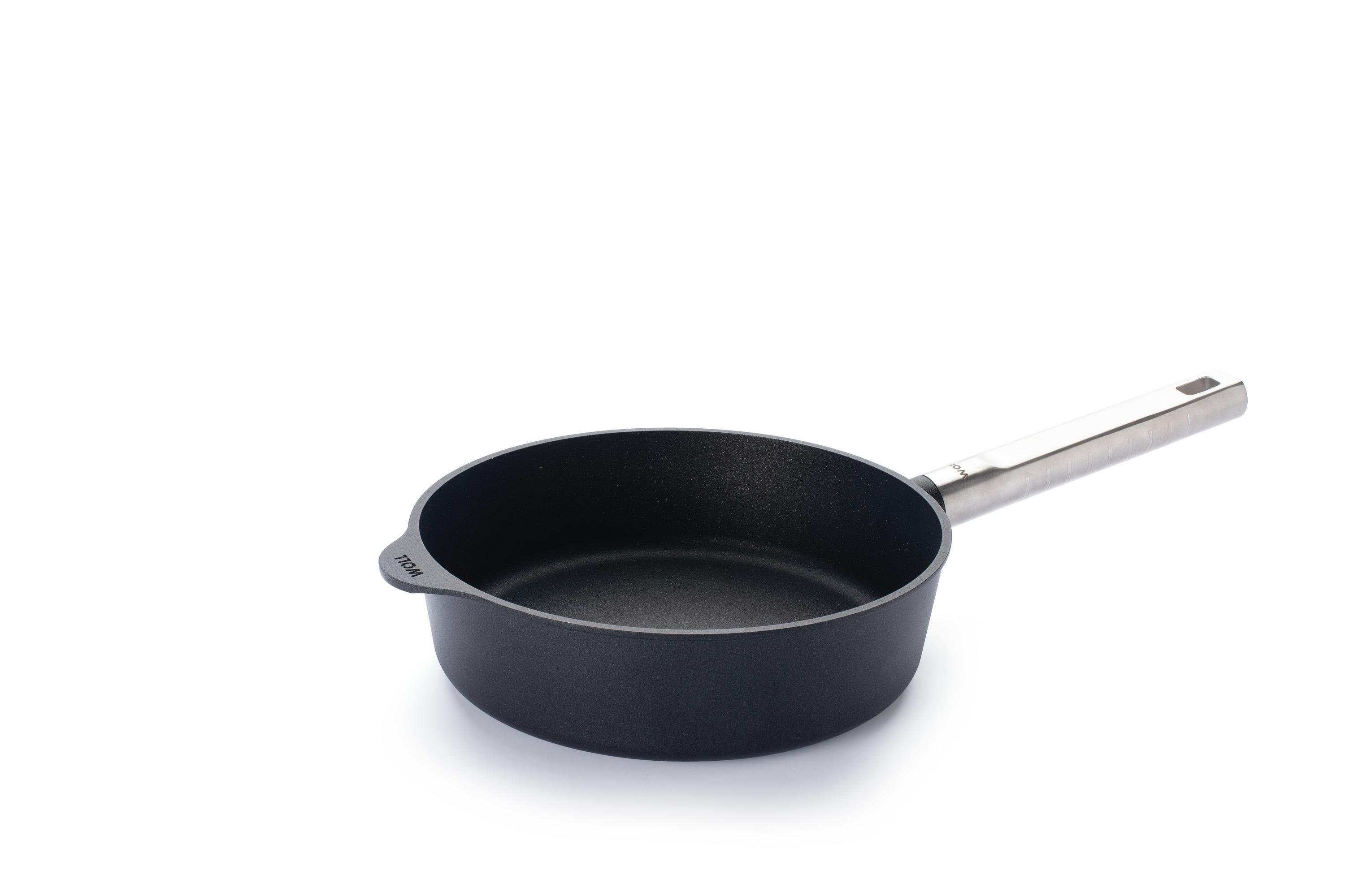 Logic XR Guss-Hochrandpfanne | Edelstahl - Fest | Alle Herdarten inkl. Induktion | 24cm