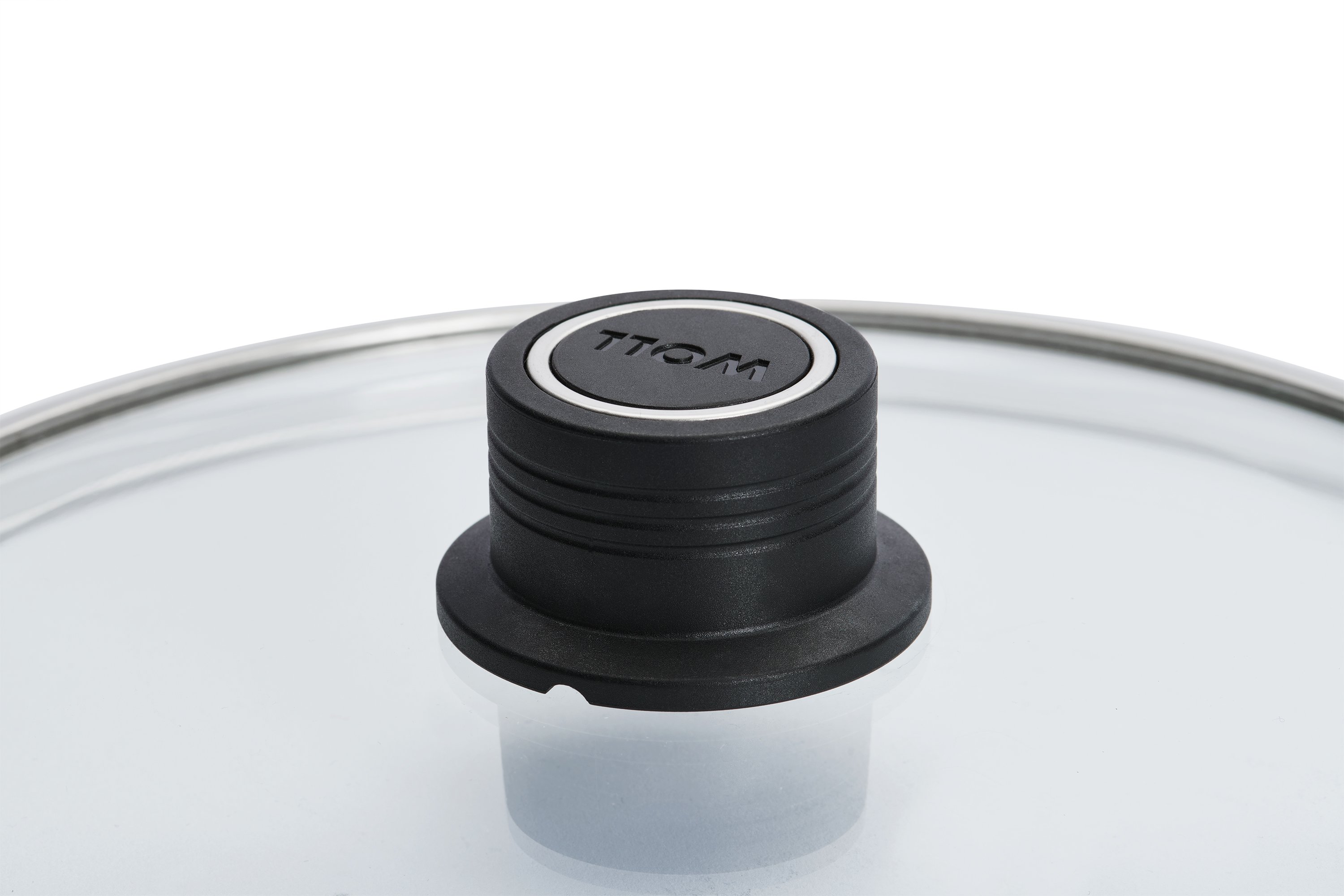 Logic Sicherheitsglasdeckel, rund Detailansicht