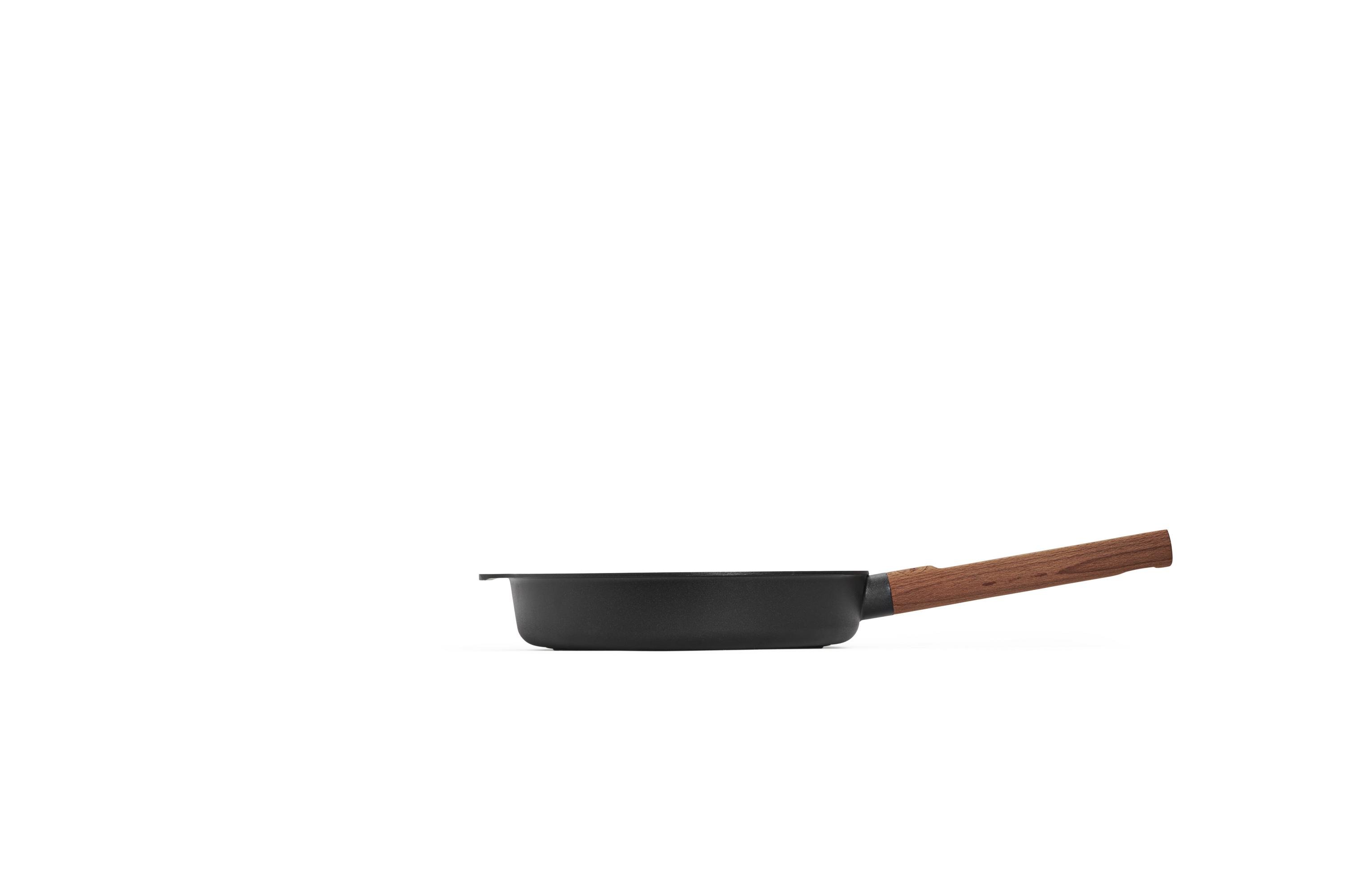 524WLCI-Q_Profile Eco Logic QXR Pfannen-Set, 2-tlg., Ø 24 cm Seitenansicht | Holz - Fest