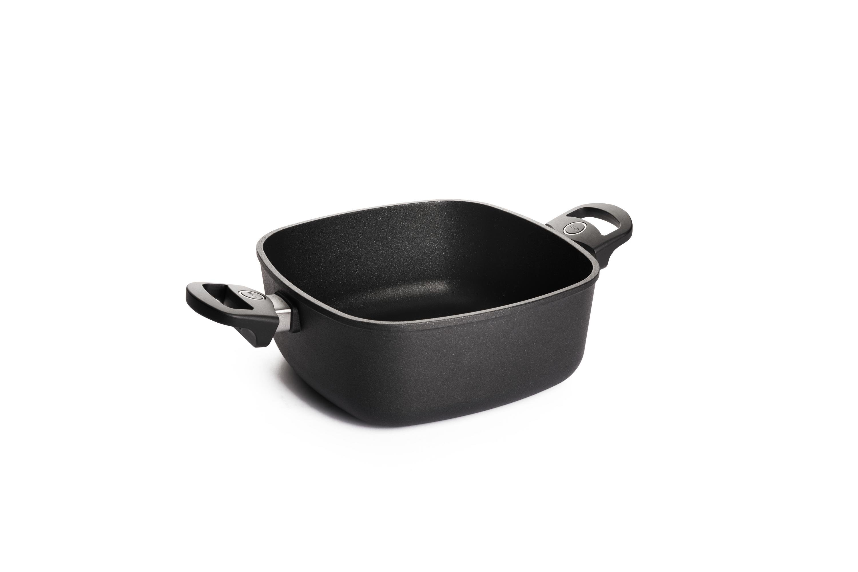 Titan Best Guss-Kasserolle, viereckig | 24x24cm | Ceran, Gas, Elektro, Halogen