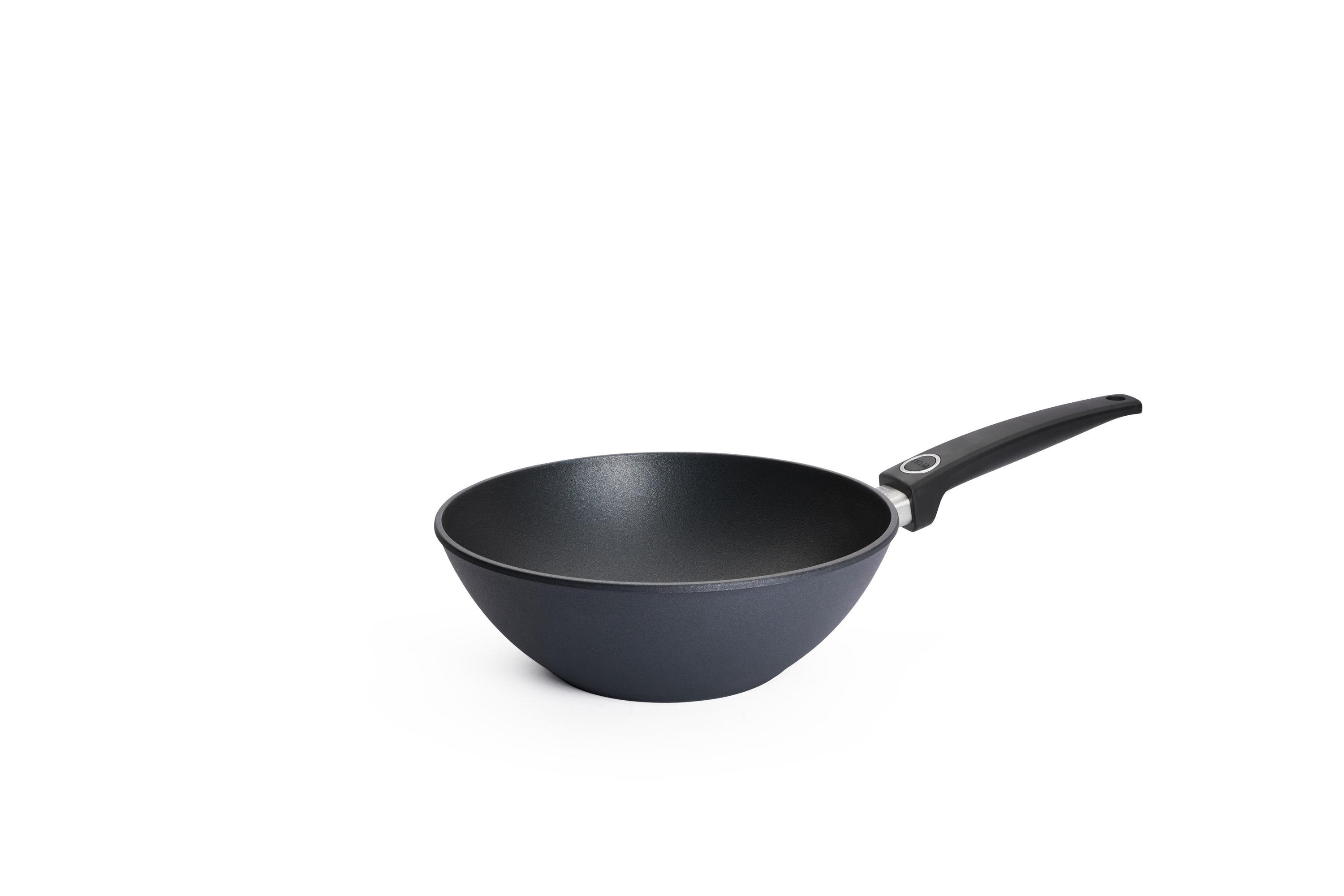 Diamond Lite Guss-Wok- und Rührpfanne Diamond Lite Guss-Wok- und Rührpfanne | Stiel - Fest | Ceran, Gas, Elektro, Halogen | 26cm