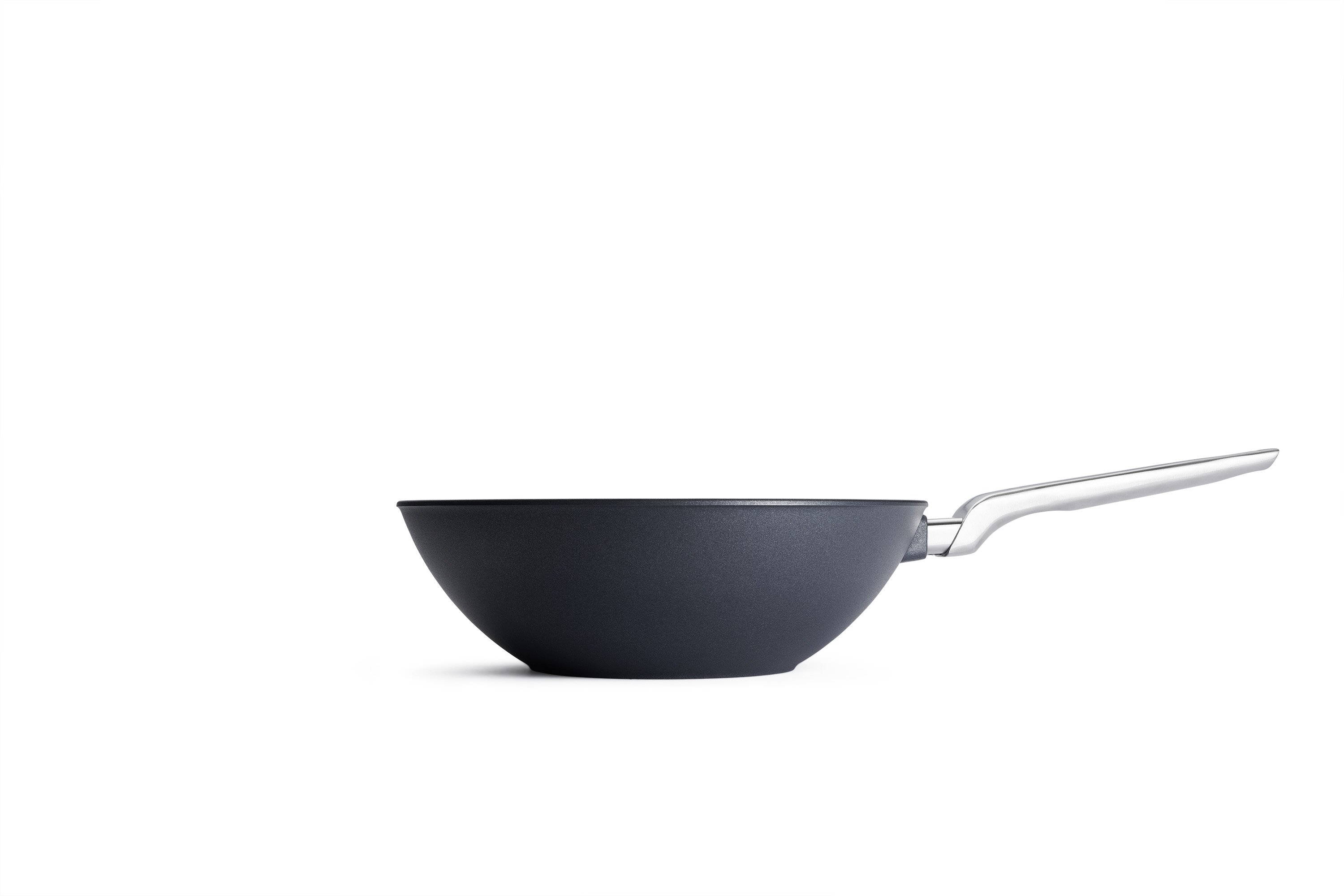 21030DLPI_Profil Diamond Lite Pro Guss-Wok- und Rührpfanne Seitenansicht | Alle Herdarten inkl. Induktion | 30cm