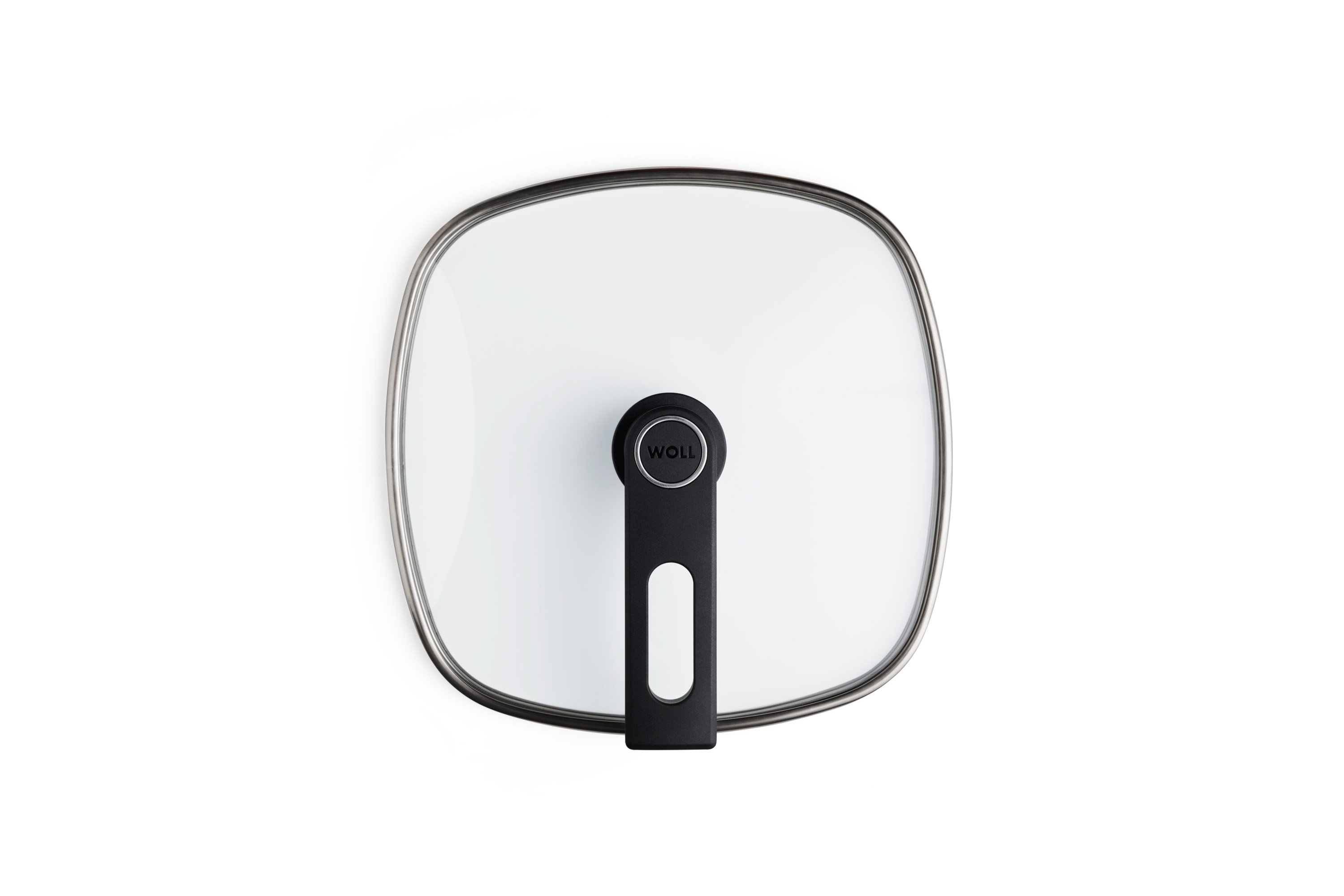 Smart Lid Sicherheitsglasdeckel, viereckig Draufsicht | 28x28cm