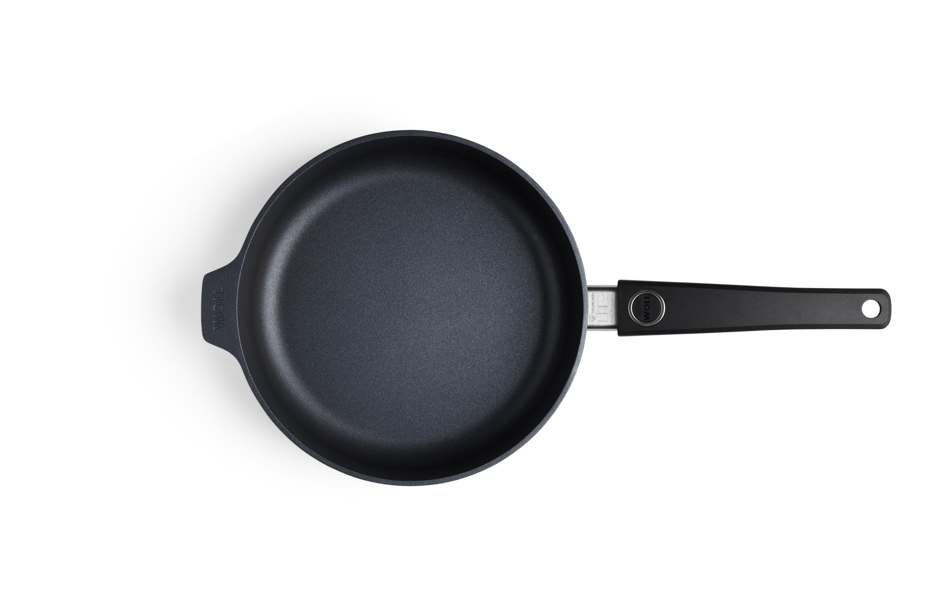 Diamond Lite Guss-Hochrandpfanne Draufsicht | Stiel - Fest | 24cm | Ceran, Gas, Elektro, Halogen