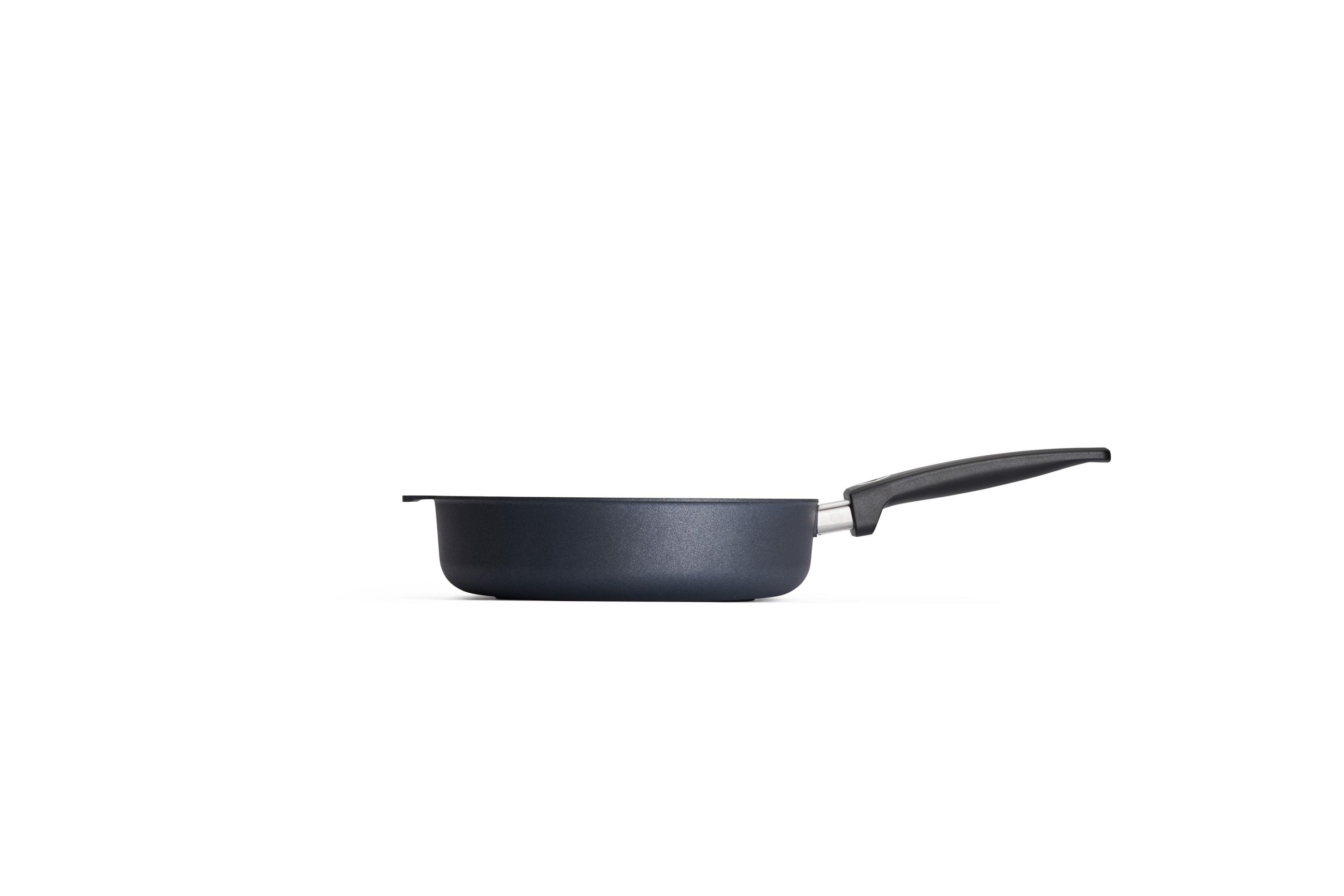 Diamond Lite Guss-Hochrandpfanne Seitenansicht | Stiel - Fest | Alle Herdarten inkl. Induktion | 26cm