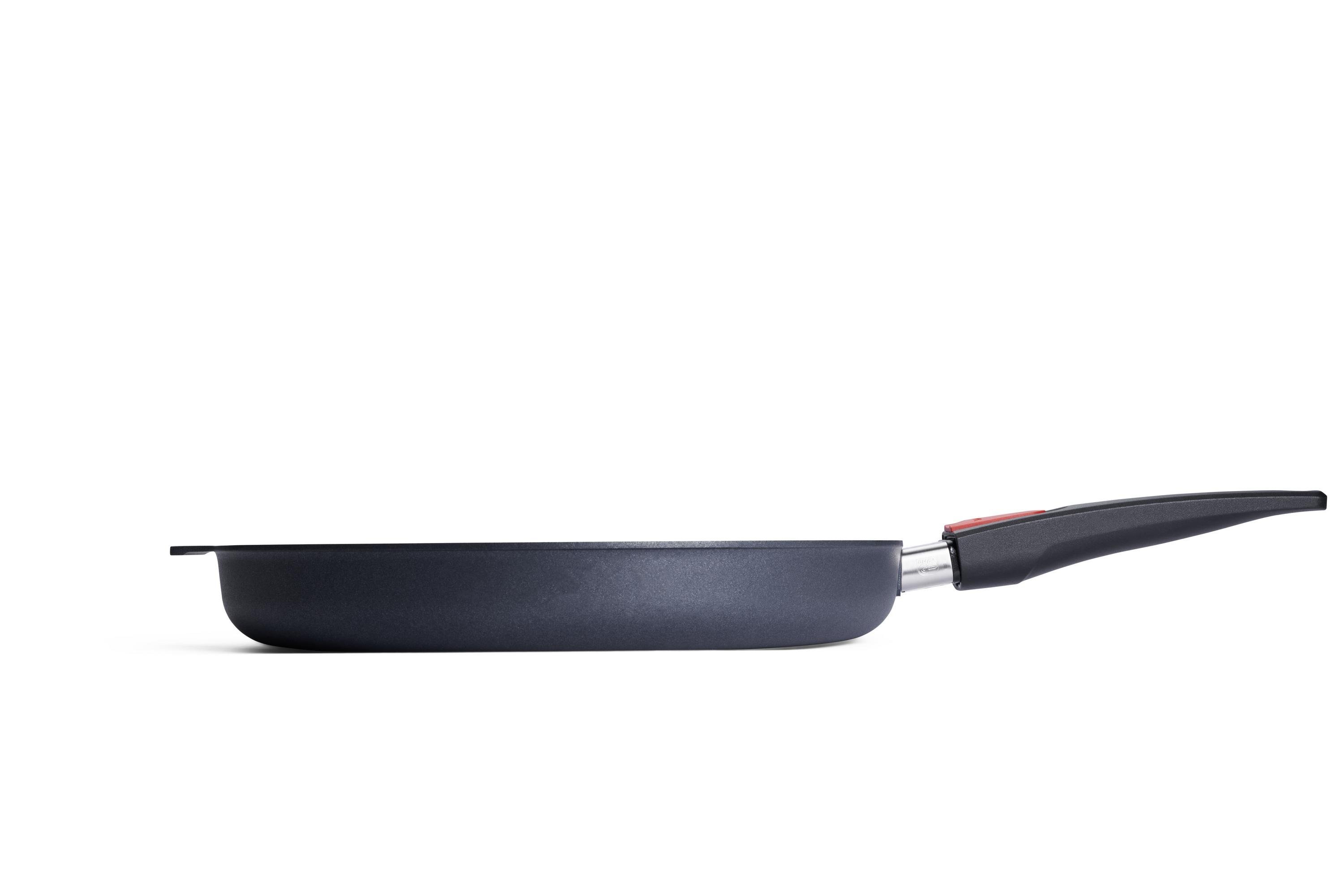 1532DPS_1532DPI_Profile Diamond Lite Gusspfanne Seitenansicht | Stiel - Abnehmbar | Alle Herdarten inkl. Induktion | 32cm