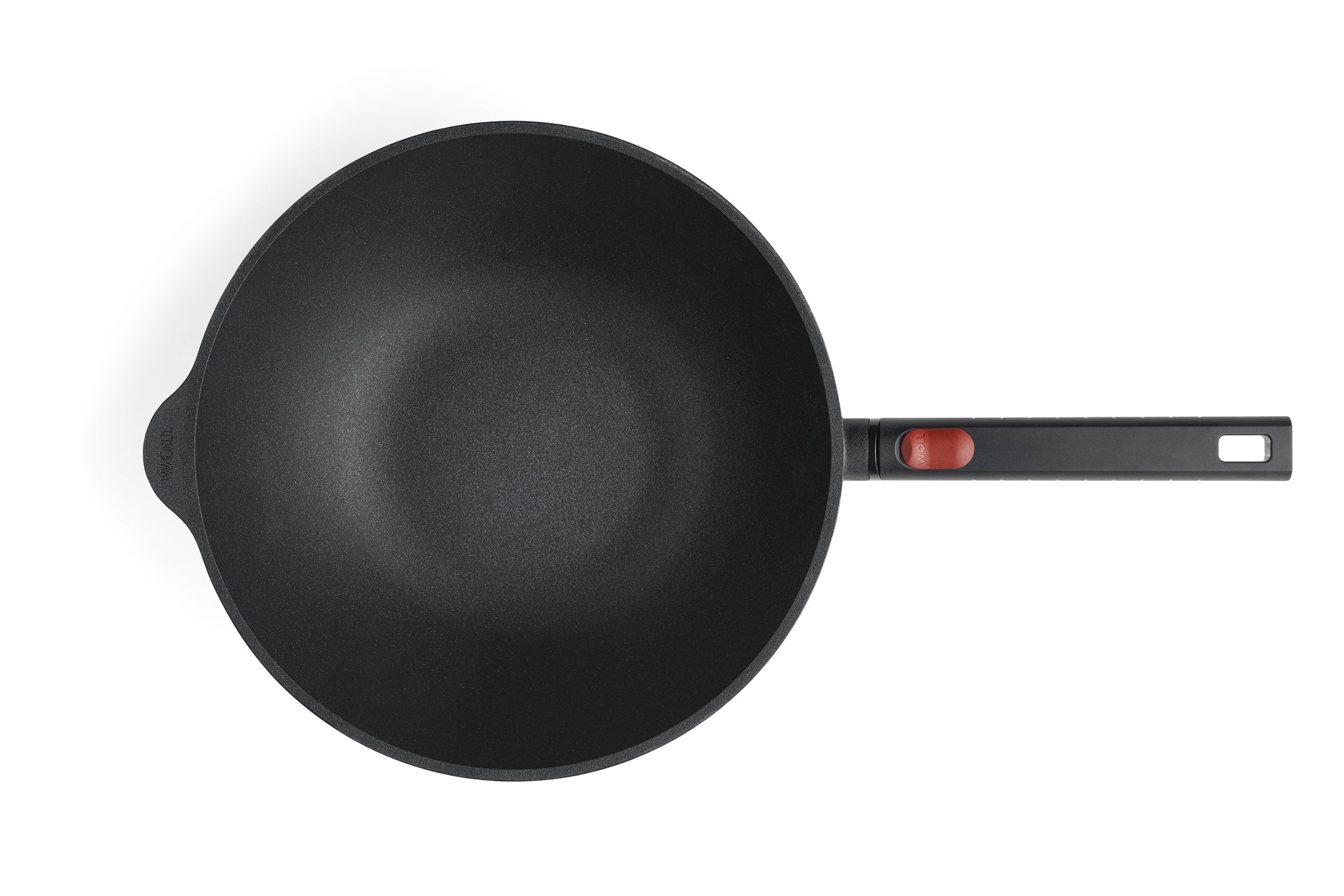 Eco Logic QXR Guss-Wok Draufsicht | Stiel - Abnehmbar | Alle Herdarten inkl. Induktion | 30 cm