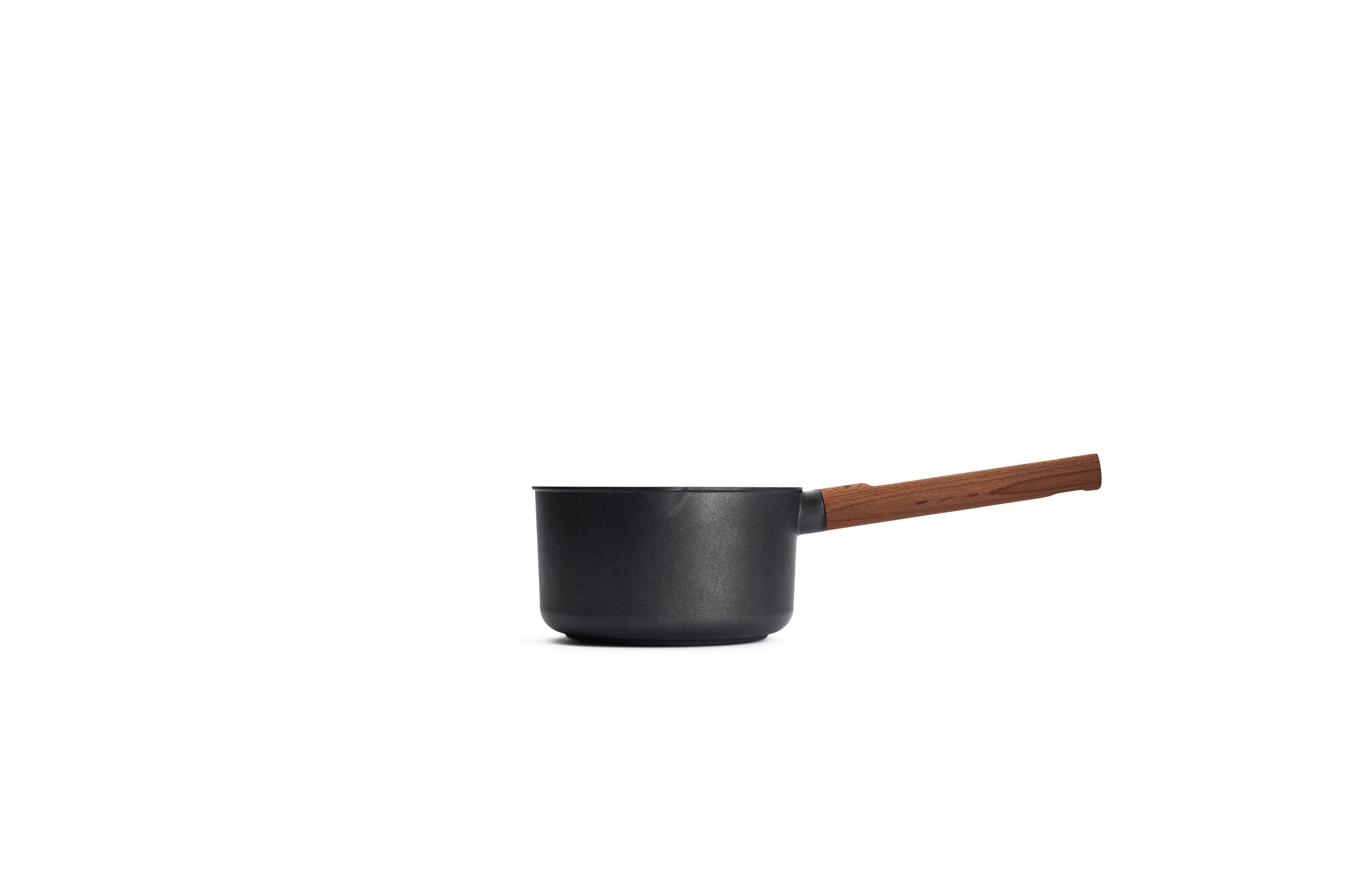 Eco Logic QXR Guss-Stieltopf Eco Logic QXR Guss-Stieltopf Seitenansicht | Holz - Fest | Alle Herdarten inkl. Induktion | 18 cm