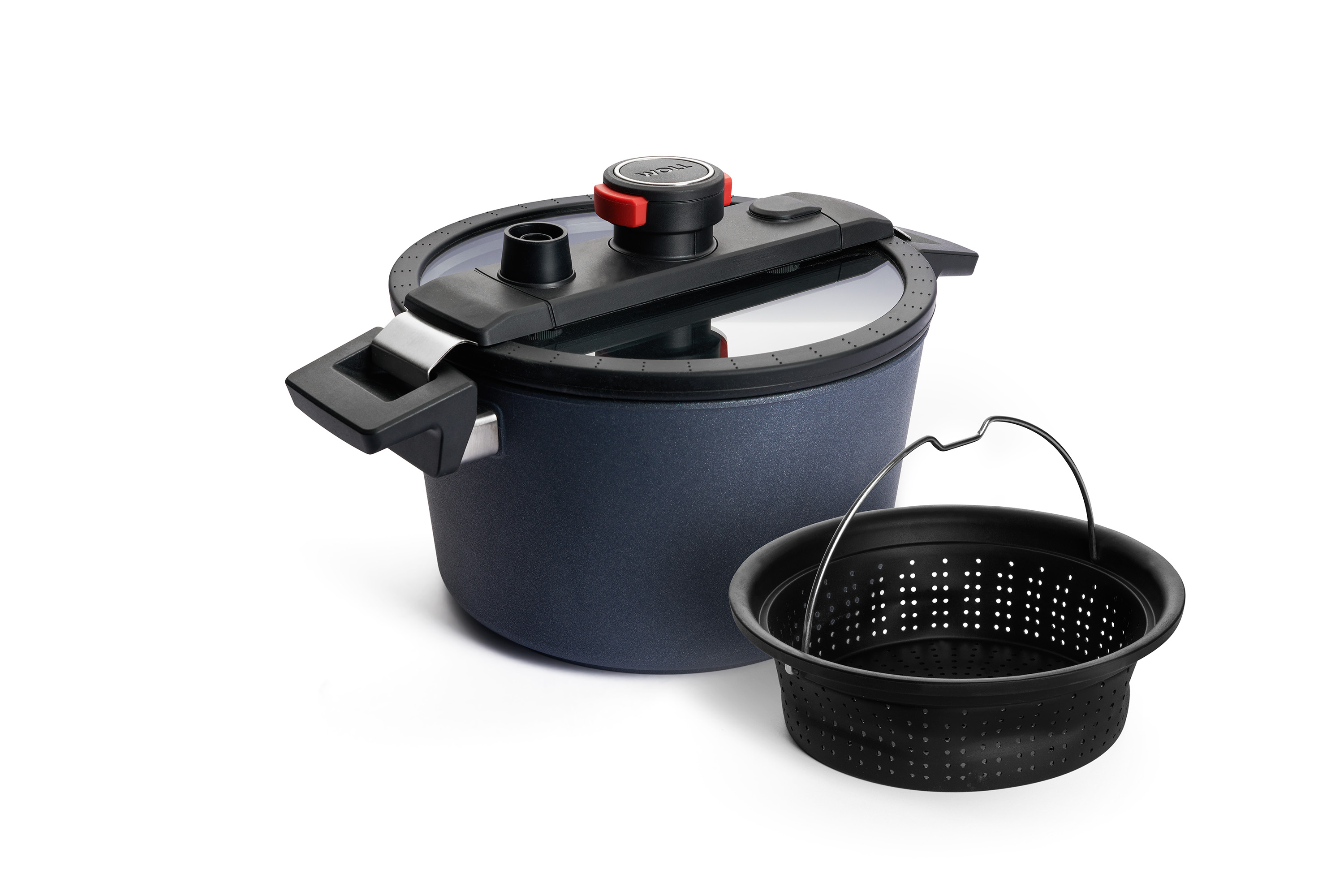 Diamond Active Lite Guss-Topf mit Siebeinsatz