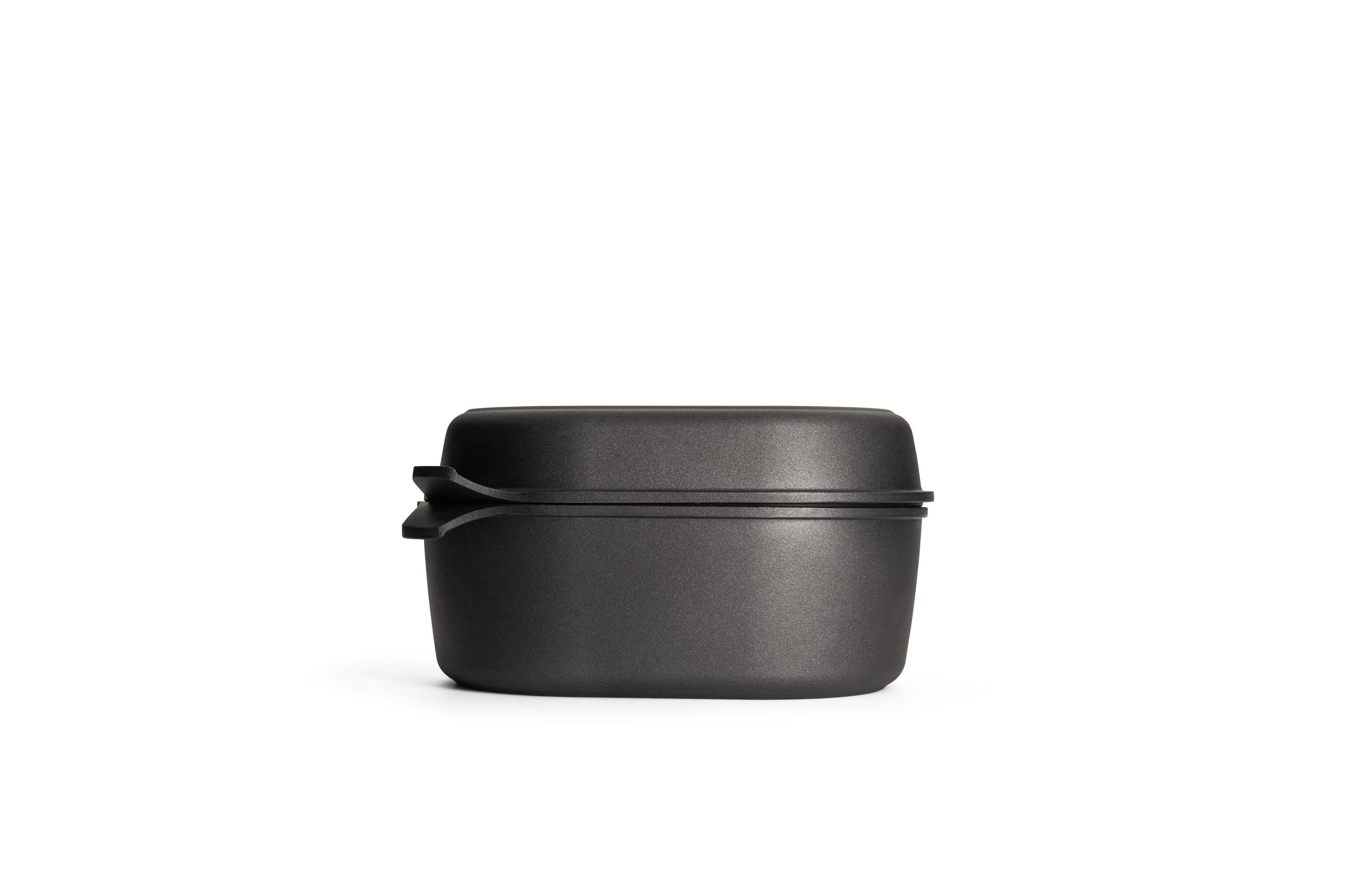 Titan Best Gussbräter Titan Best Gussbräter Seitenansicht | Mit Gussdeckel | Ceran, Gas, Elektro, Halogen | 32x22cm