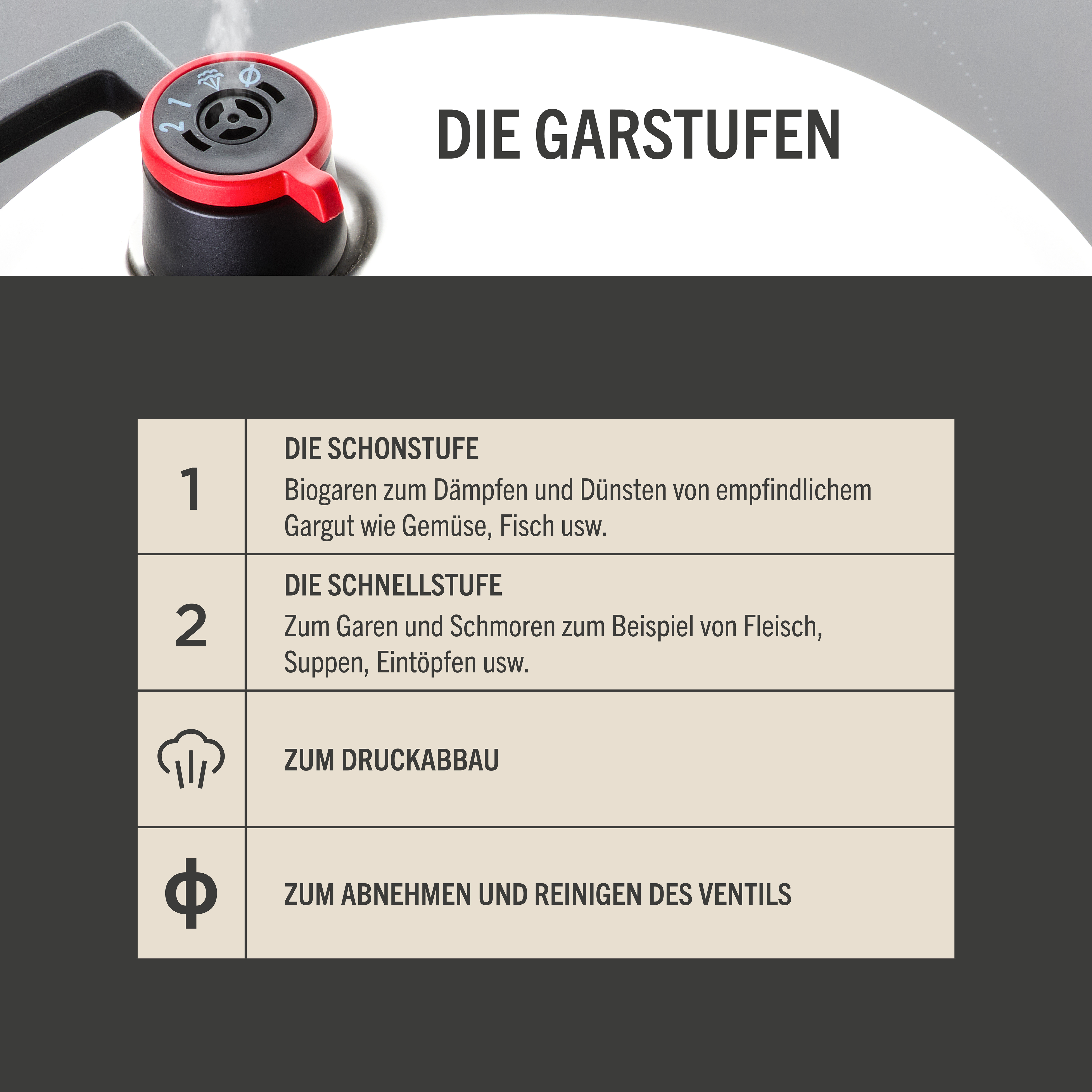 Pressure Duo Schnellkochtopf, 6 L