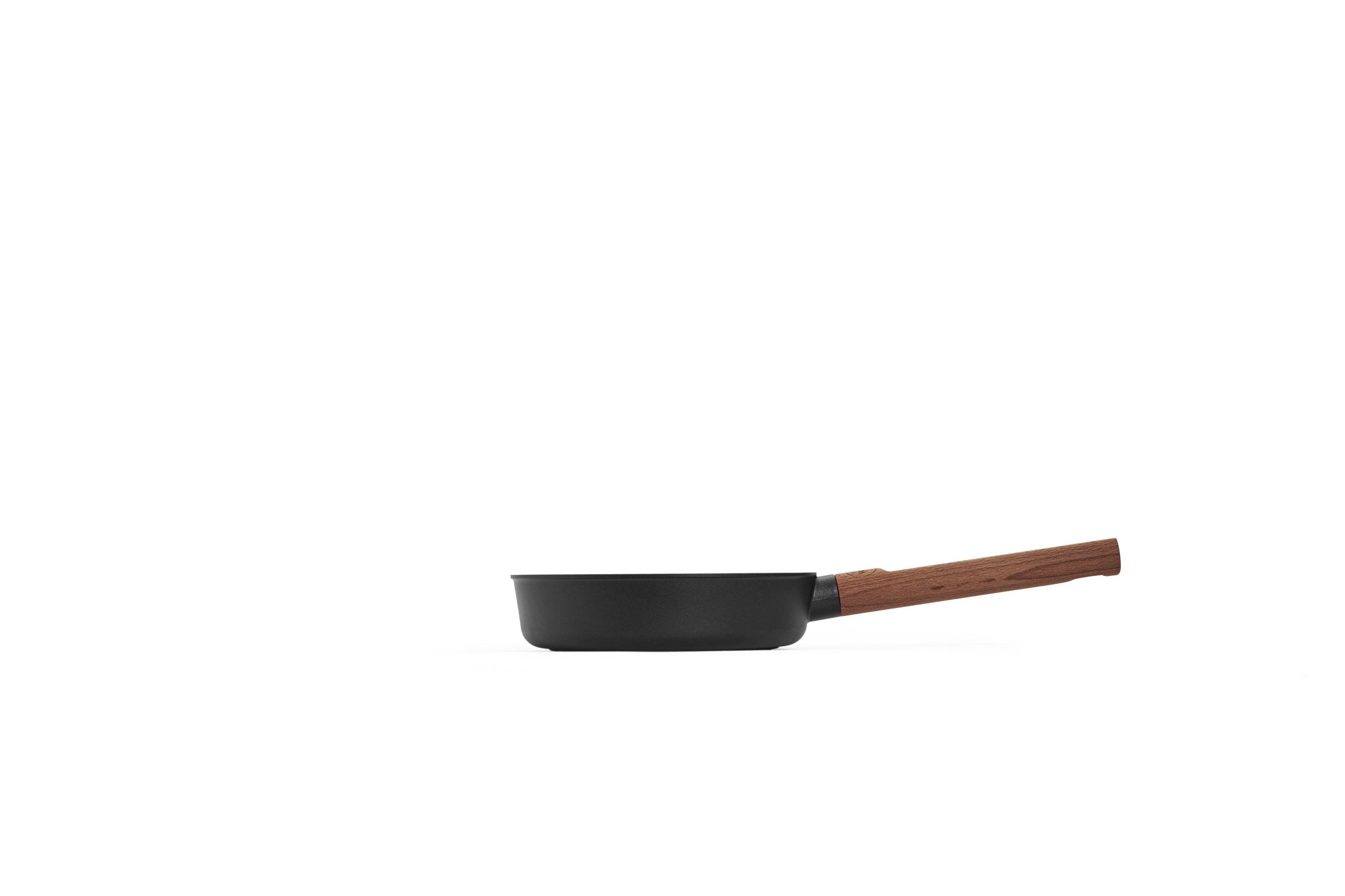 Eco Logic QXR Gusspfanne  Seitenansicht | Holz - Fest | Alle Herdarten inkl. Induktion | 20 cm