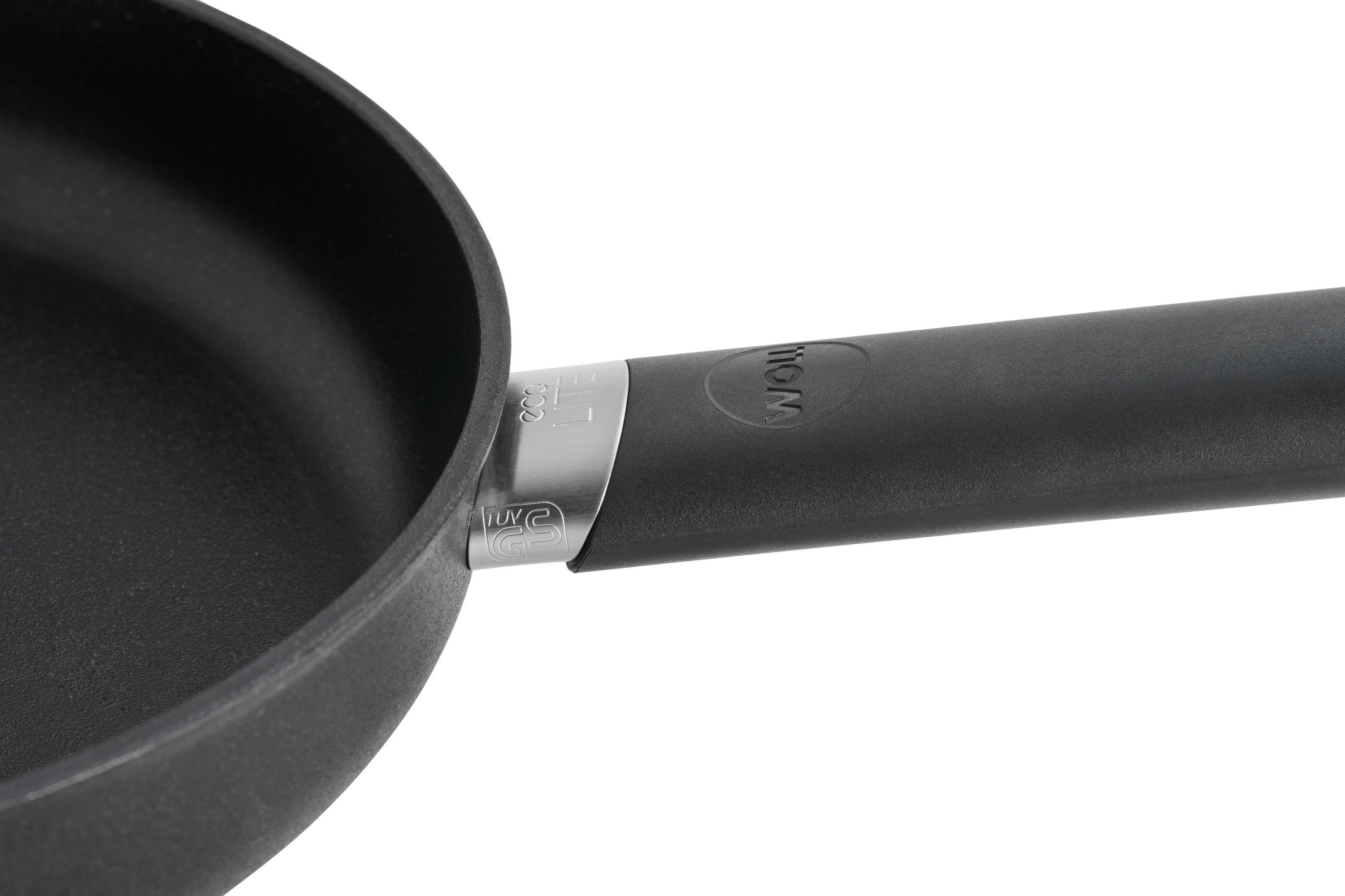 EcoLite QXR Flachpfanne Detailansicht | Stiel - Fest | Alle Herdarten inkl. Induktion | 28cm