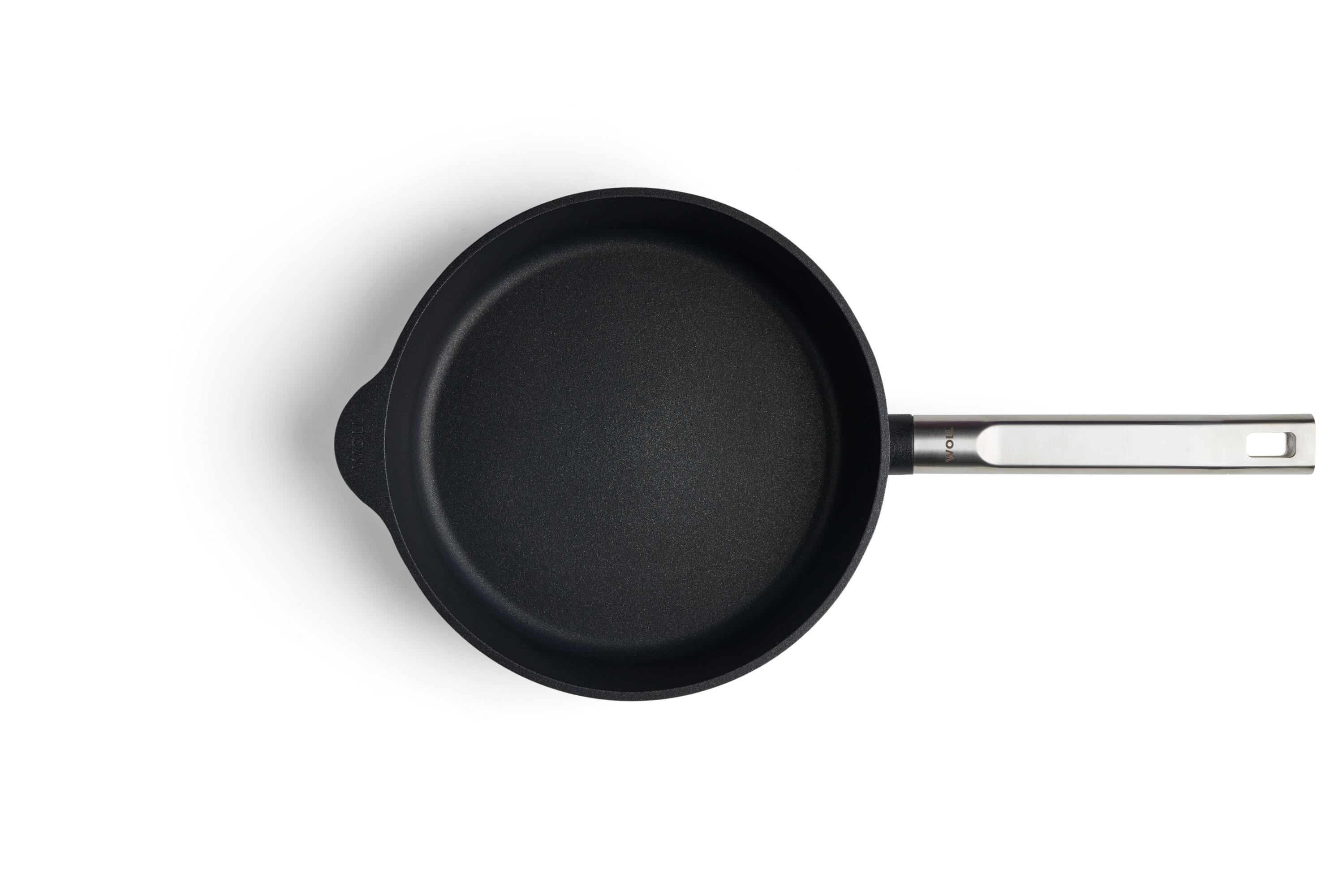 Logic XR Guss-Hochrandpfanne Draufsicht | Edelstahl - Fest | Alle Herdarten inkl. Induktion | 24cm