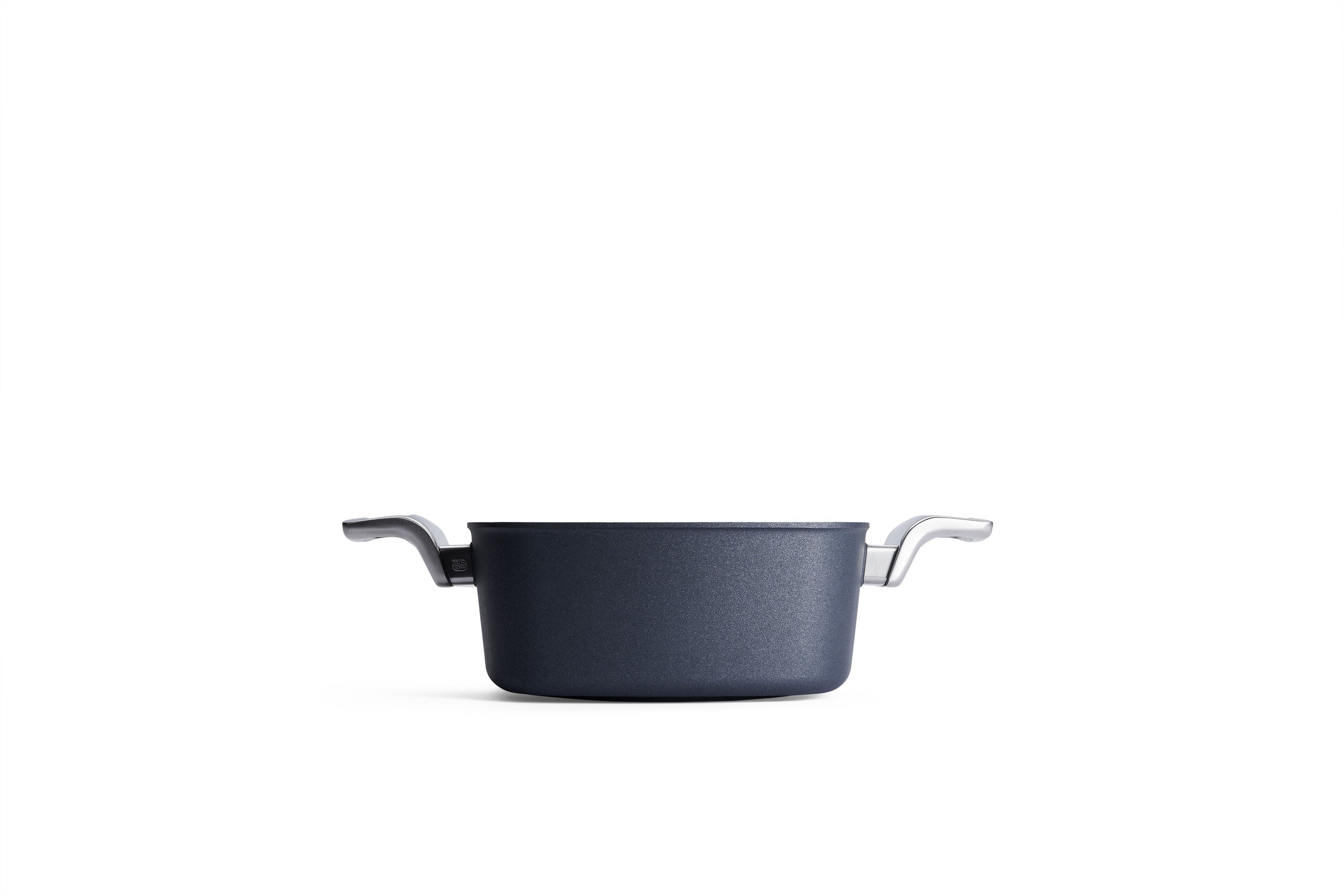 1022-2DLPI_Profil Diamond Lite Pro Guss-Kasserolle, viereckig Seitenansicht | 22x22cm | Alle Herdarten inkl. Induktion