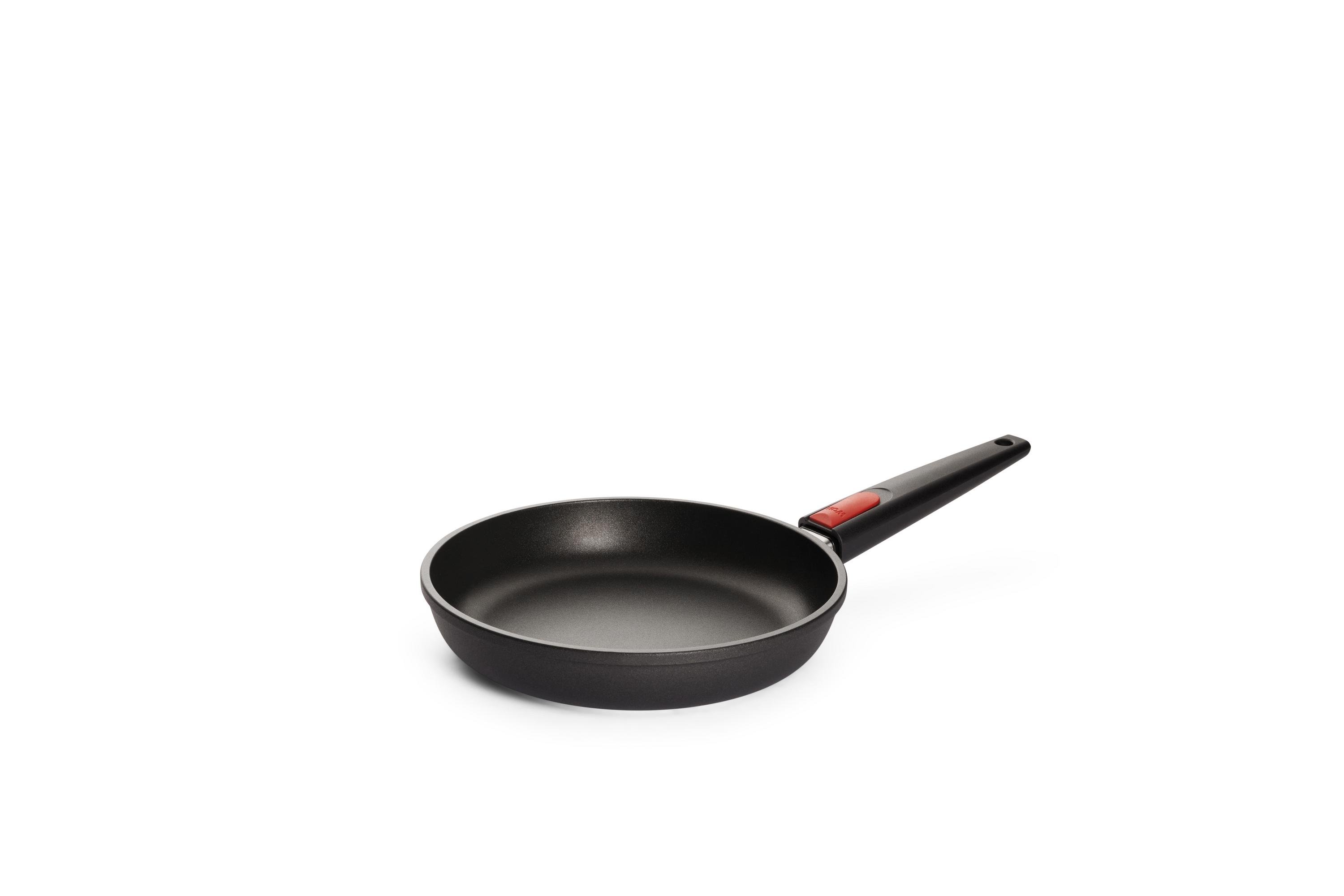 Nowo Titanium Gusspfanne | Stiel - Abnehmbar | 24cm | Ceran, Gas, Elektro, Halogen