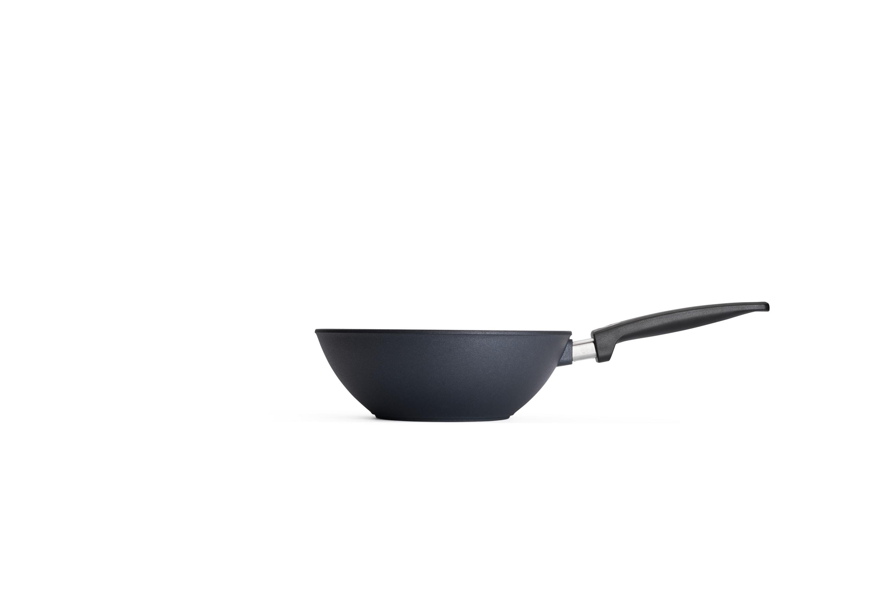 Diamond Lite Guss-Wok- und Rührpfanne Diamond Lite Guss-Wok- und Rührpfanne Seitenansicht | Stiel - Fest | Ceran, Gas, Elektro, Halogen | 26cm
