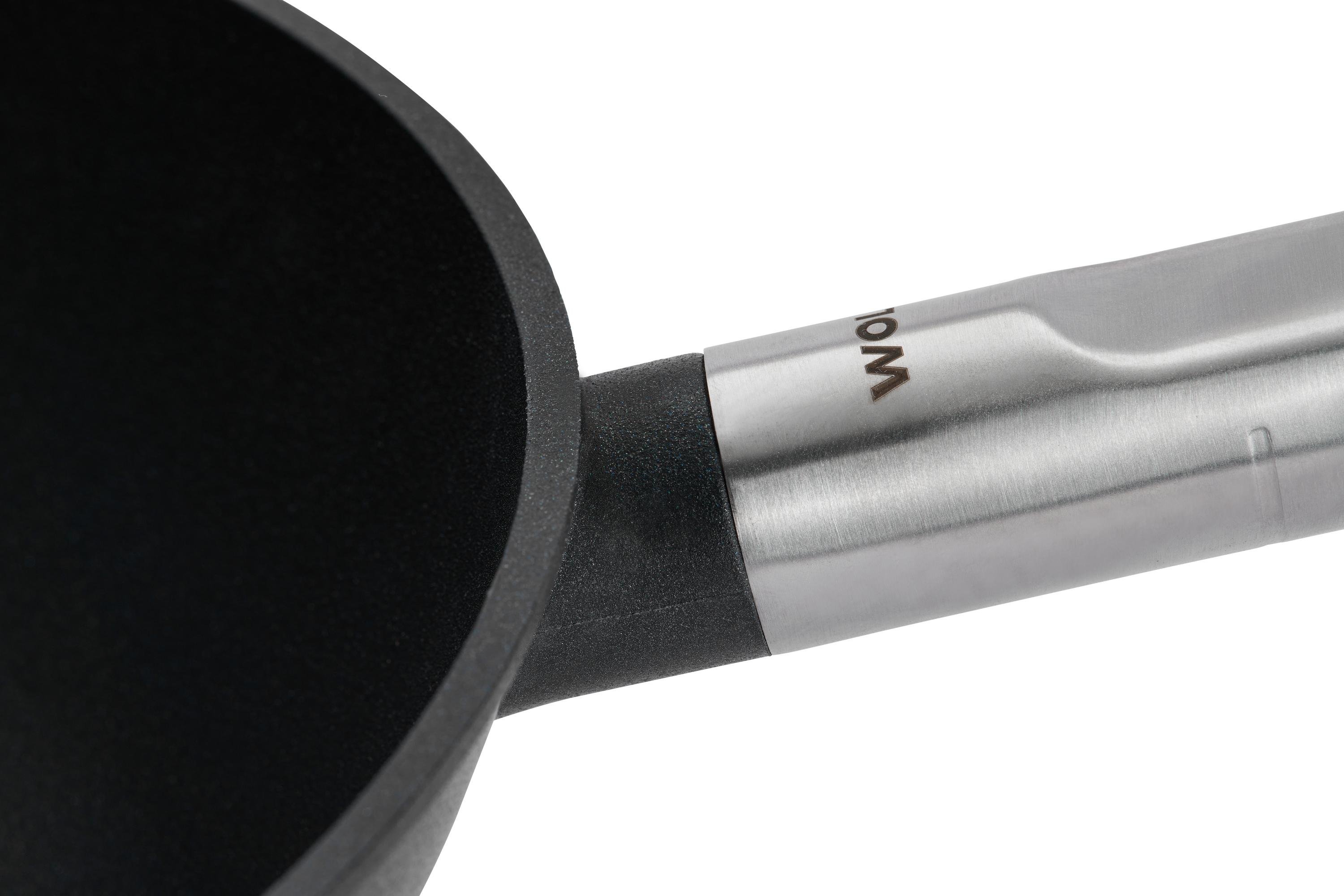 Logic XR Guss-Wok- und Rührpfanne Detailansicht | Edelstahl - Fest | Alle Herdarten inkl. Induktion | 24cm