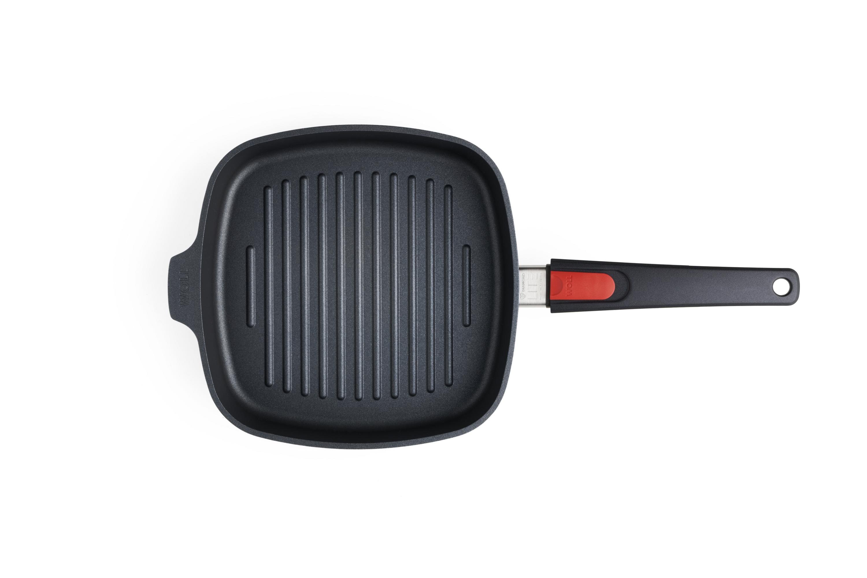 1624-1DPS_1624-1DPI_Overhead Diamond Lite Steak-Pfannen-Set, 24 x 24 cm, 5-tlg. Draufsicht