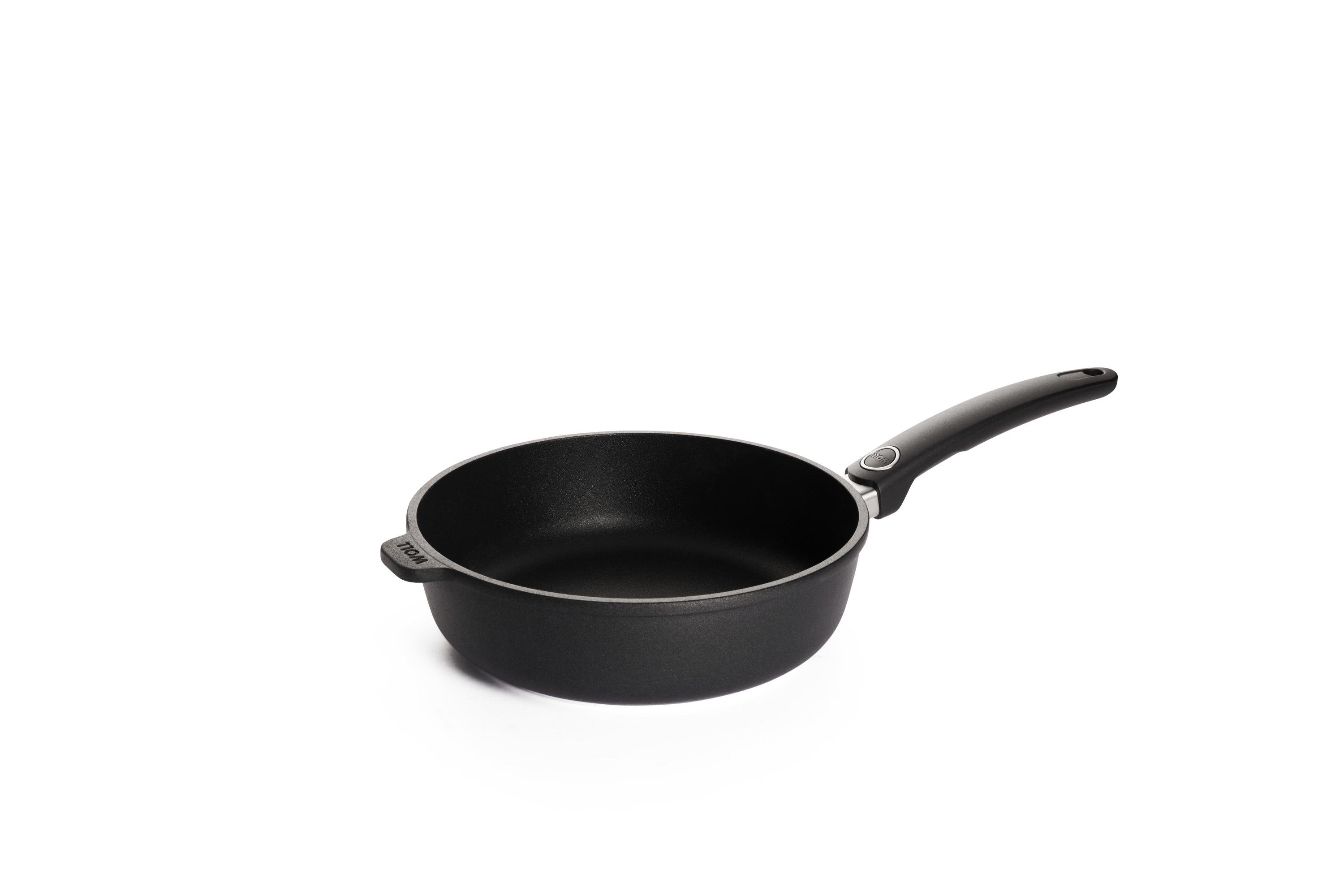 Titan Best Guss-Hochrandpfanne Titan Best Guss-Hochrandpfanne | Stiel - Fest | 24cm | Ceran, Gas, Elektro, Halogen