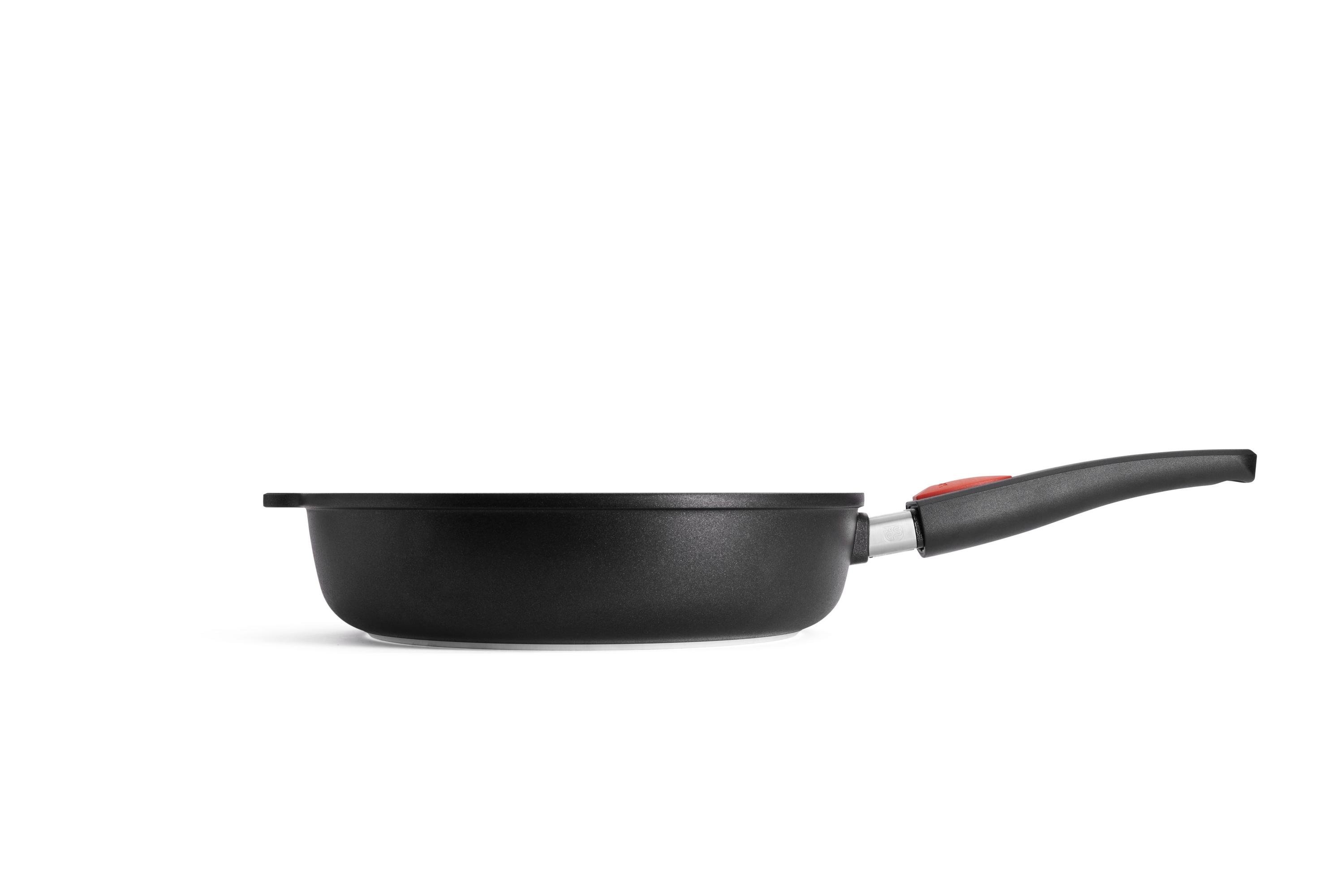 Titan Best Guss-Hochrandpfanne Titan Best Pfannen-Set inkl. Zubehör, alle Herdarten Seitenansicht