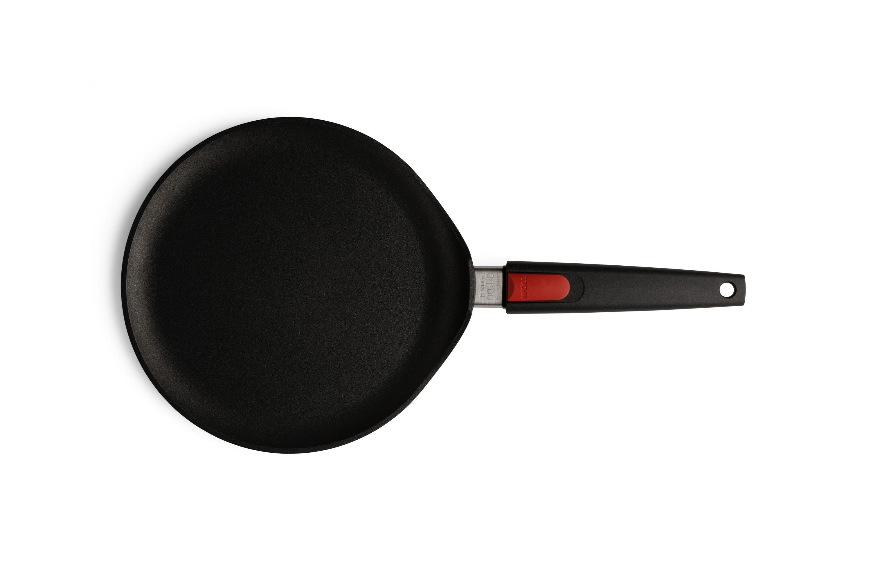 Nowo Titanium Guss-Crêpepfanne Draufsicht