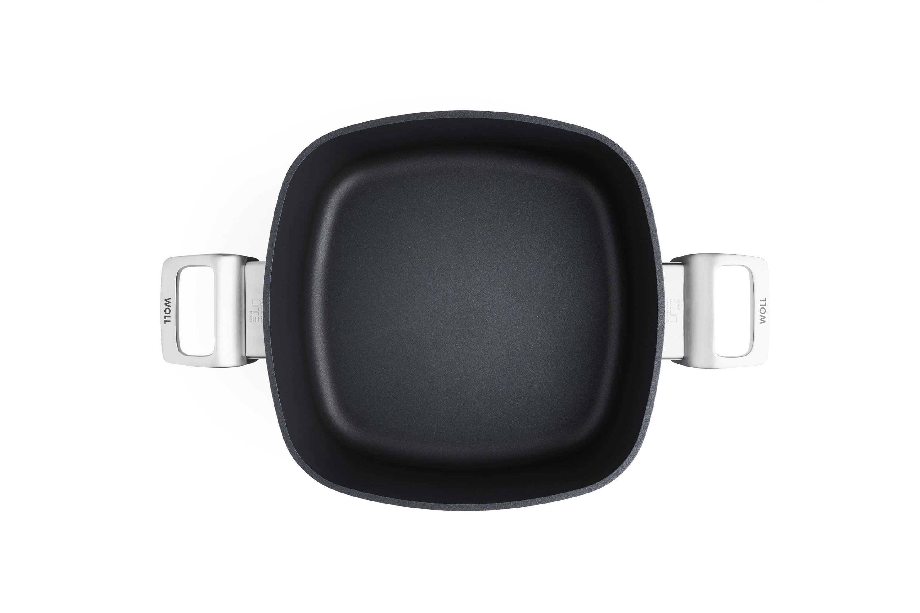 1026-2DLPI_Overhead Diamond Lite Pro Guss-Kasserolle, viereckig Draufsicht | 26x26cm | Alle Herdarten inkl. Induktion