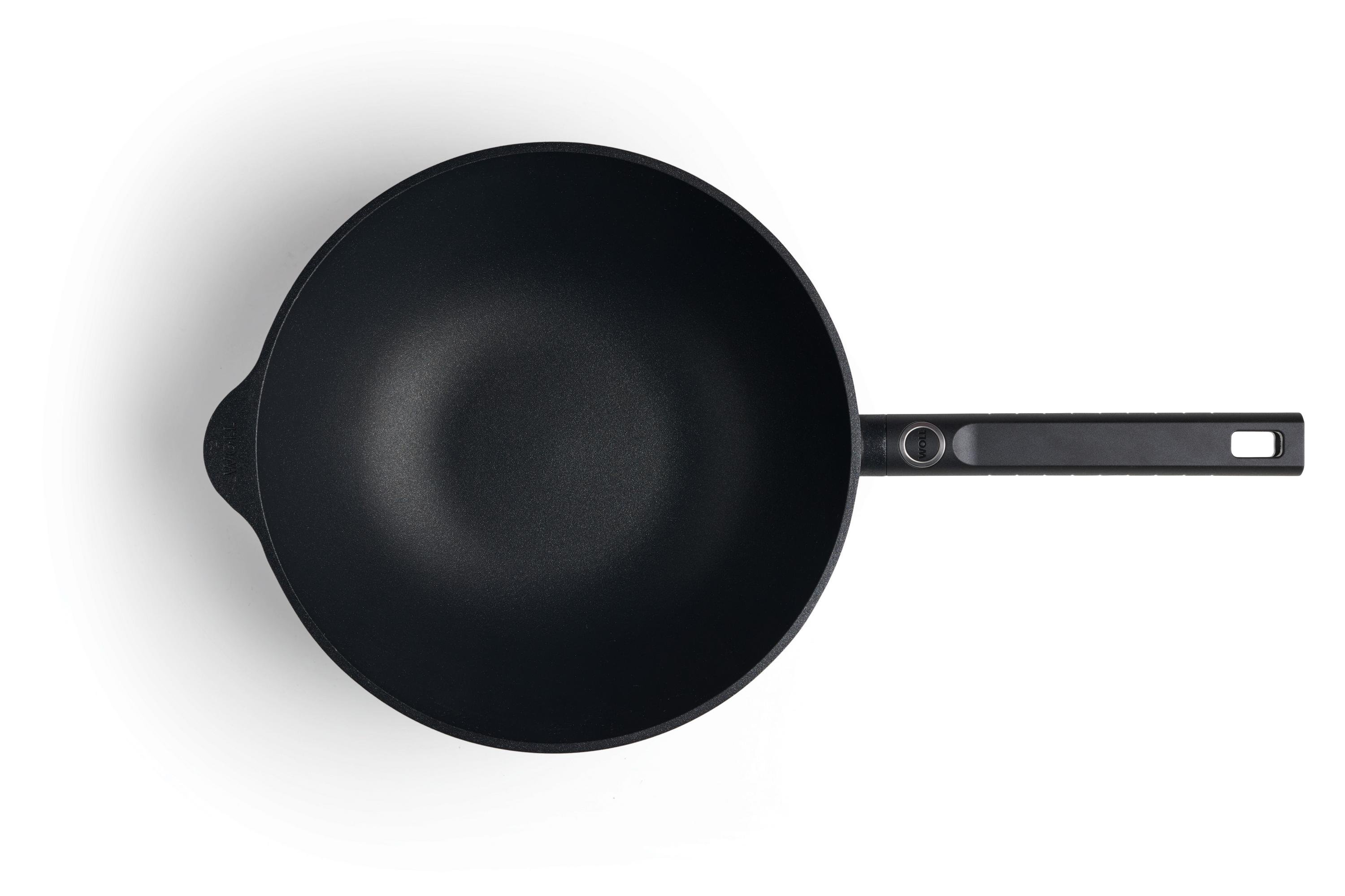 Logic XR Guss-Wok- und Rührpfanne Draufsicht | Stiel - Fest | Alle Herdarten inkl. Induktion | 28cm