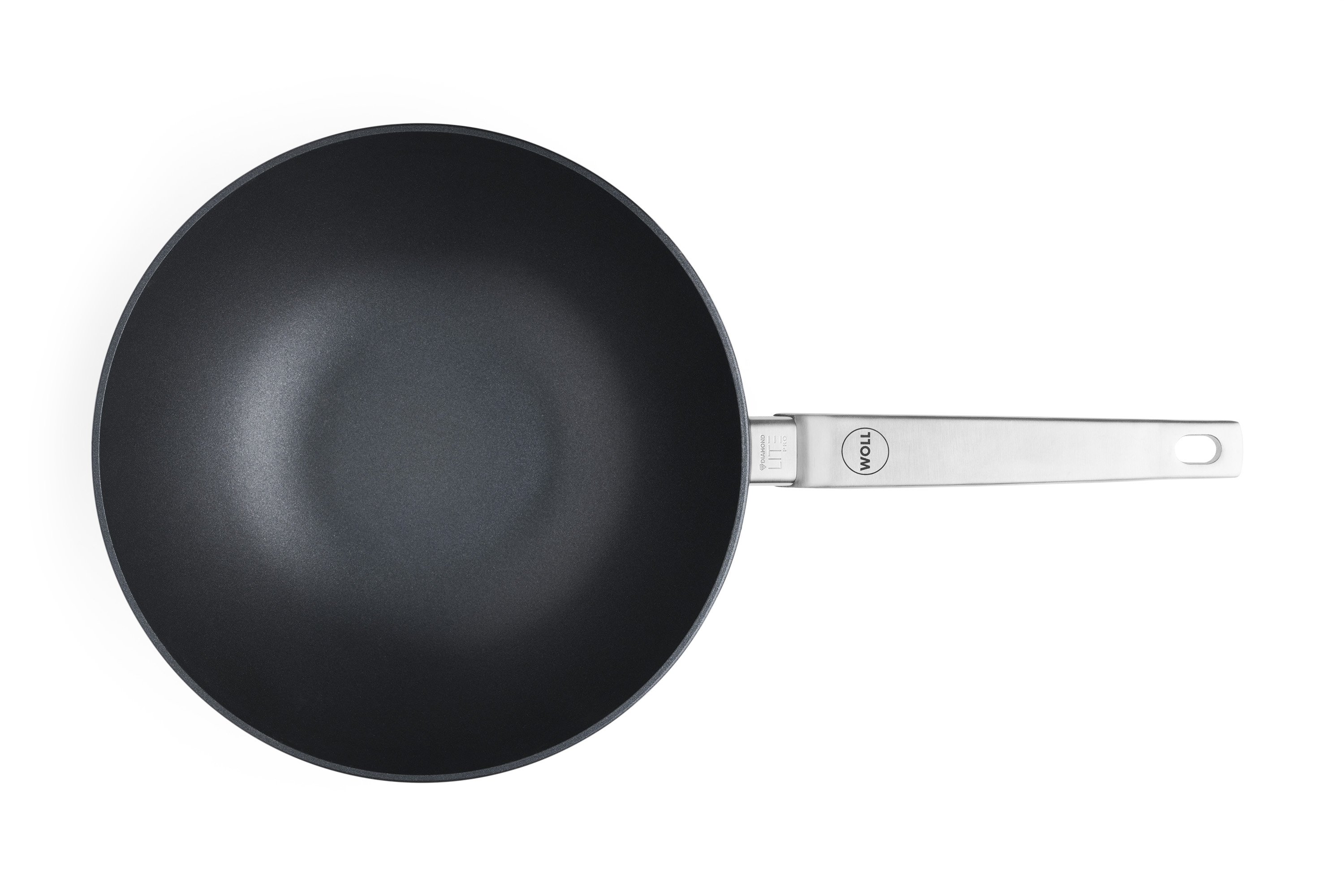 21030DLPI_Overhead Diamond Lite Pro Guss-Wok- und Rührpfanne Draufsicht | Alle Herdarten inkl. Induktion | 30cm