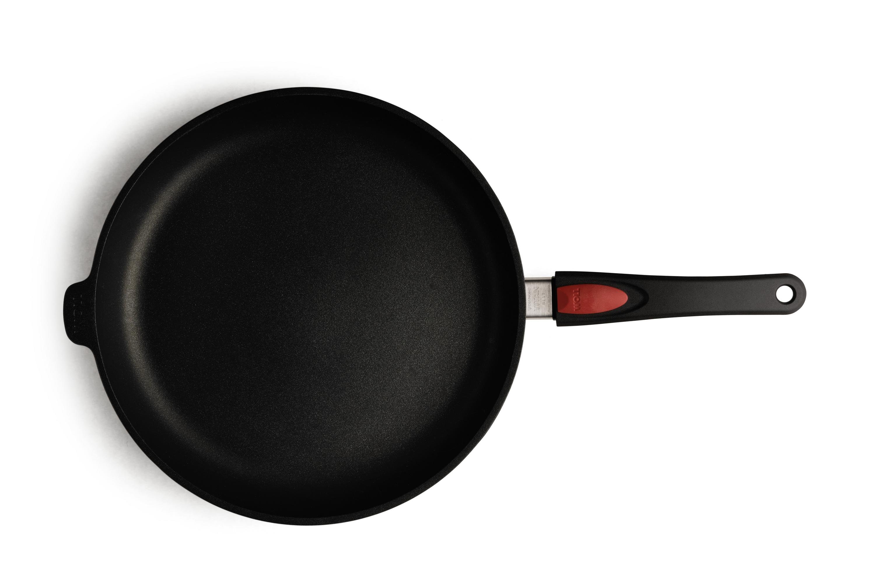 Titan Best Gusspfanne Draufsicht | Phenolik - Abnehmbar | Ceran, Gas, Elektro, Halogen | 32cm