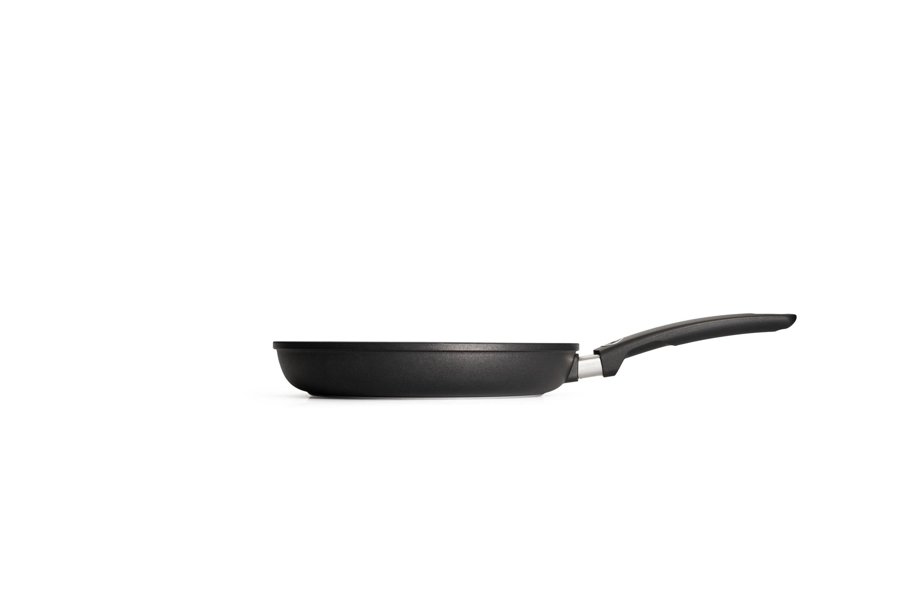 Titan Best Gusspfanne Seitenansicht | Stiel - Fest | Ceran, Gas, Elektro, Halogen | 28cm
