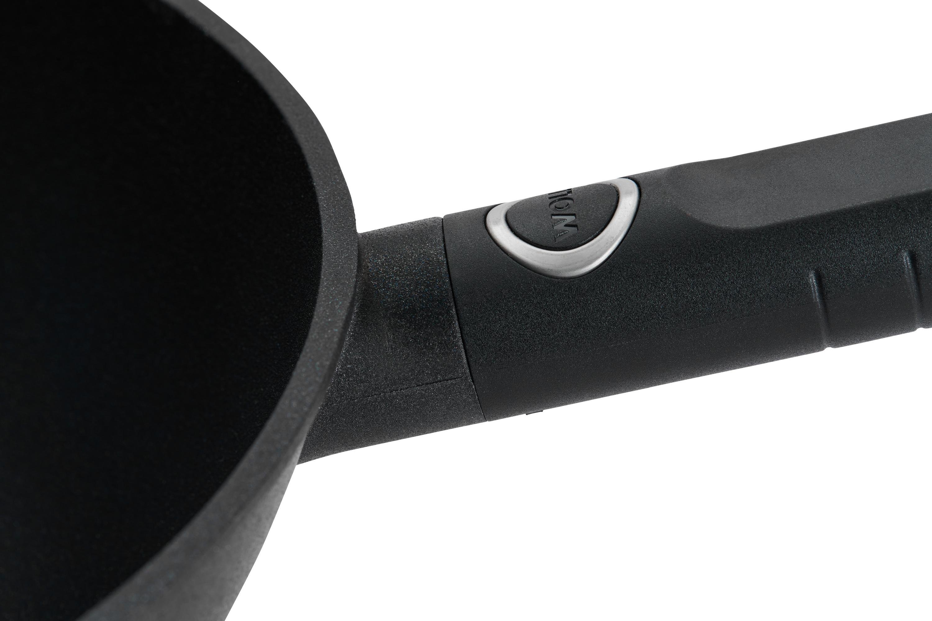 Logic XR Guss-Wok- und Rührpfanne Detailansicht | Stiel - Fest | Alle Herdarten inkl. Induktion | 24cm