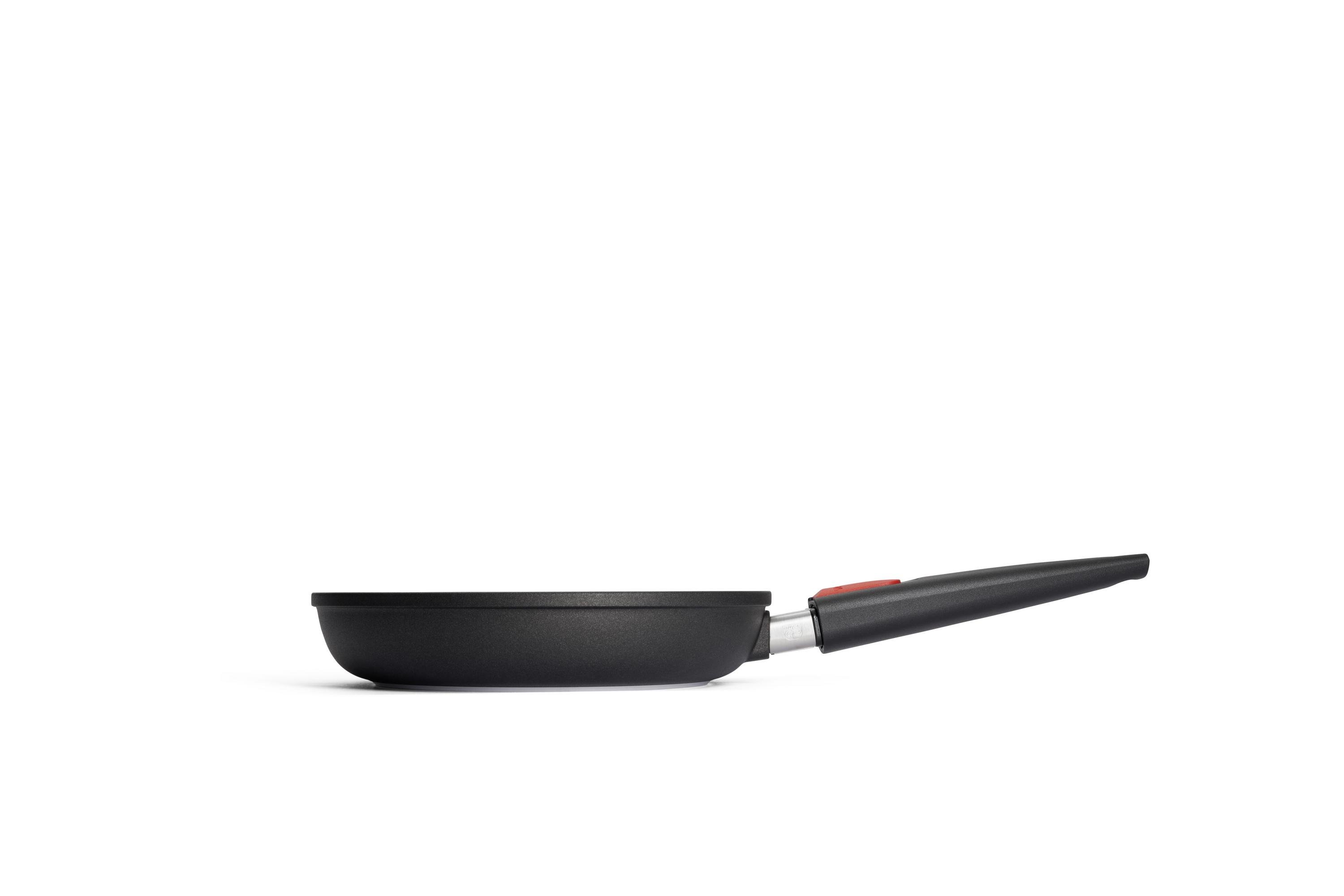1524N_1524IL_Profile Nowo Titanium Gusspfanne Seitenansicht | Stiel - Abnehmbar | 24cm | Ceran, Gas, Elektro, Halogen