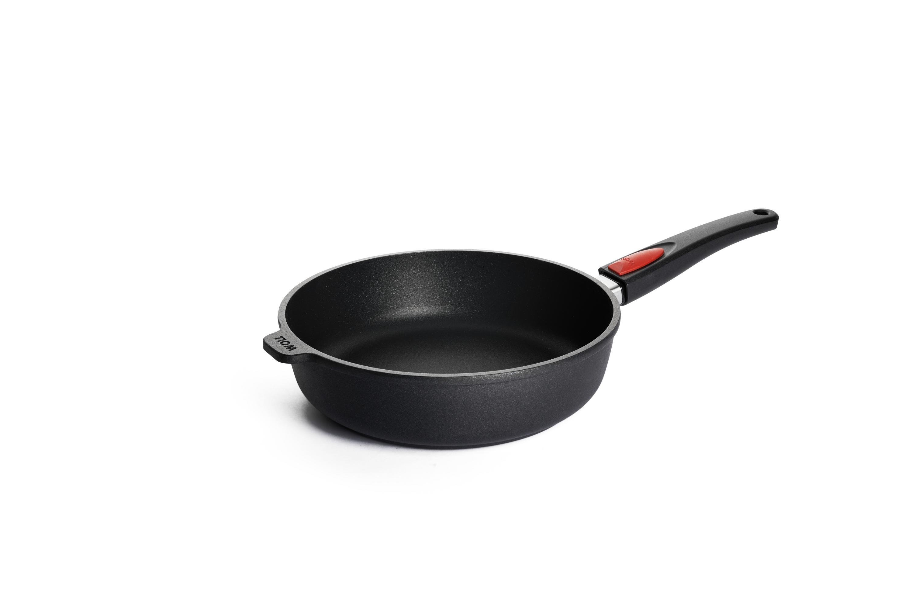 Titan Best Guss-Hochrandpfanne | Stiel - Abnehmbar | Ceran, Gas, Elektro, Halogen | 26cm