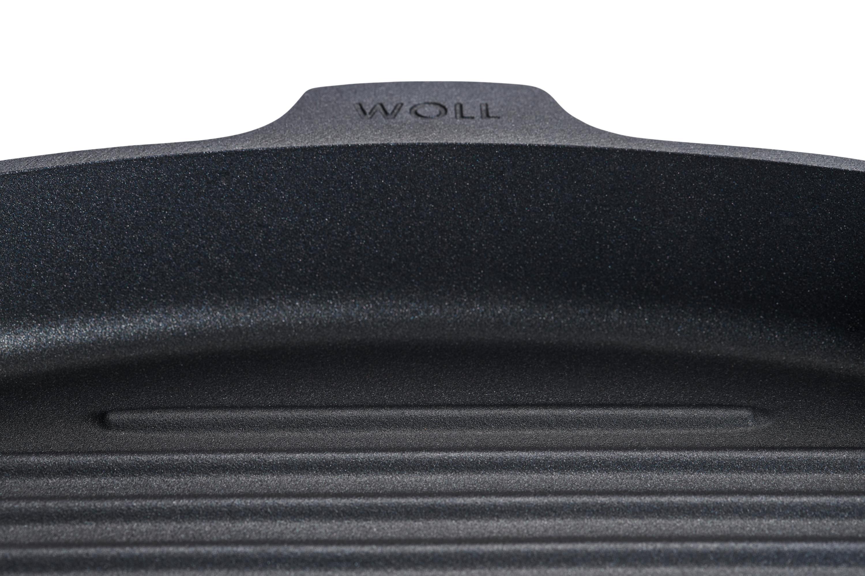 1624-1DPS_1624-1DPI_Ridges_Detail Diamond Lite Guss-Steakpfanne, viereckig, mit Rillen Detailansicht | 24x24cm | Stiel - Abnehmbar | Alle Herdarten inkl. Induktion