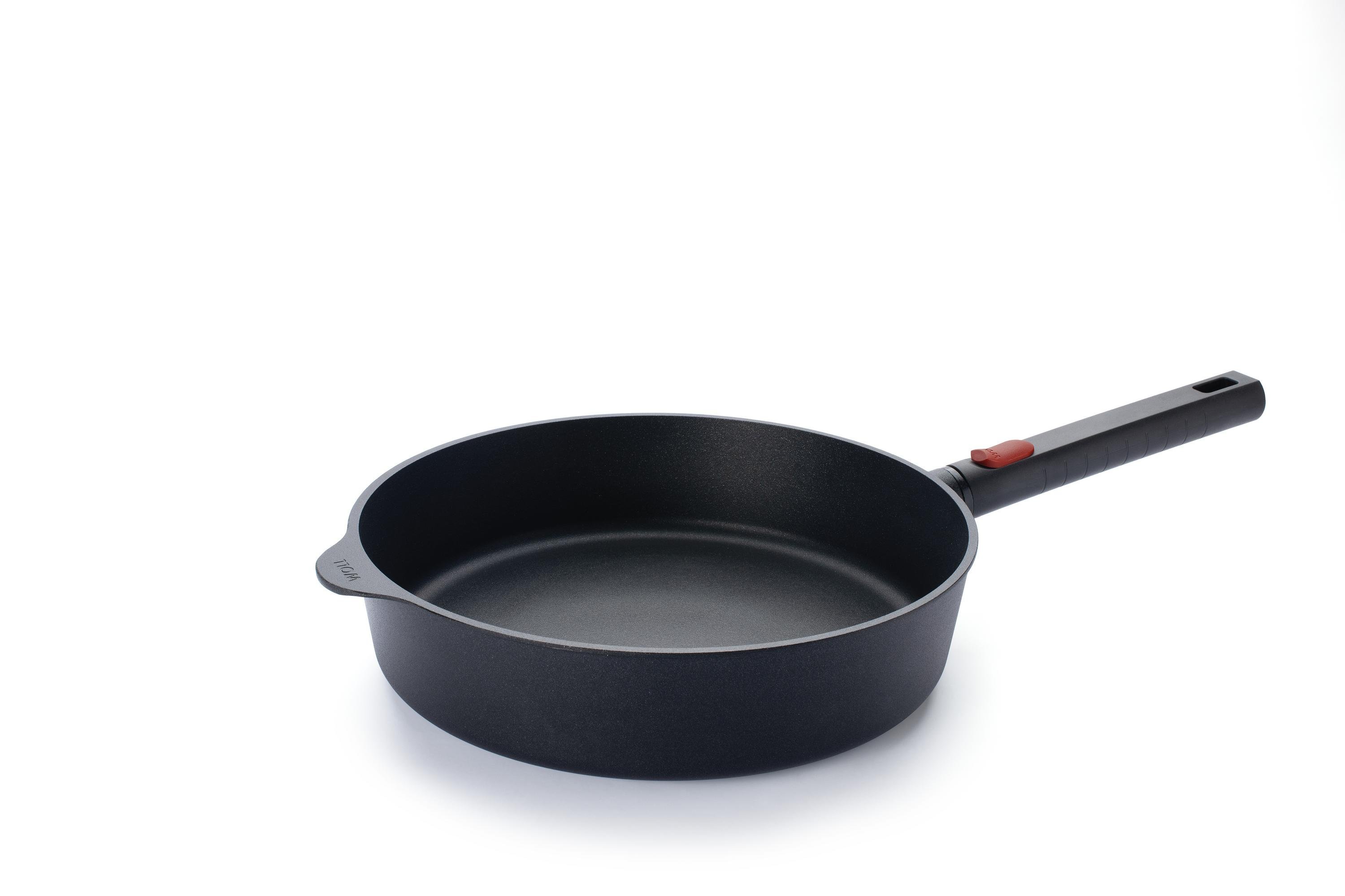 1728LCI_3QuarterH0zPXF18MxSNx Logic XR Guss-Hochrandpfanne | Phenolik - Abnehmbar | Alle Herdarten inkl. Induktion | 28cm