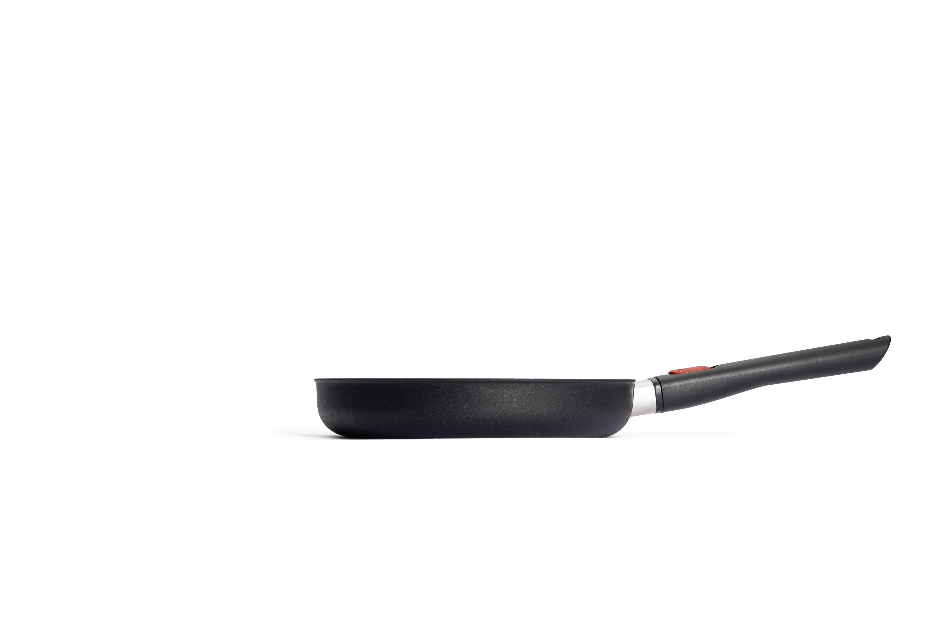 1524ELI_Profile EcoLite QXR Flachpfanne Seitenansicht | Stiel - Abnehmbar | Alle Herdarten inkl. Induktion | 24cm