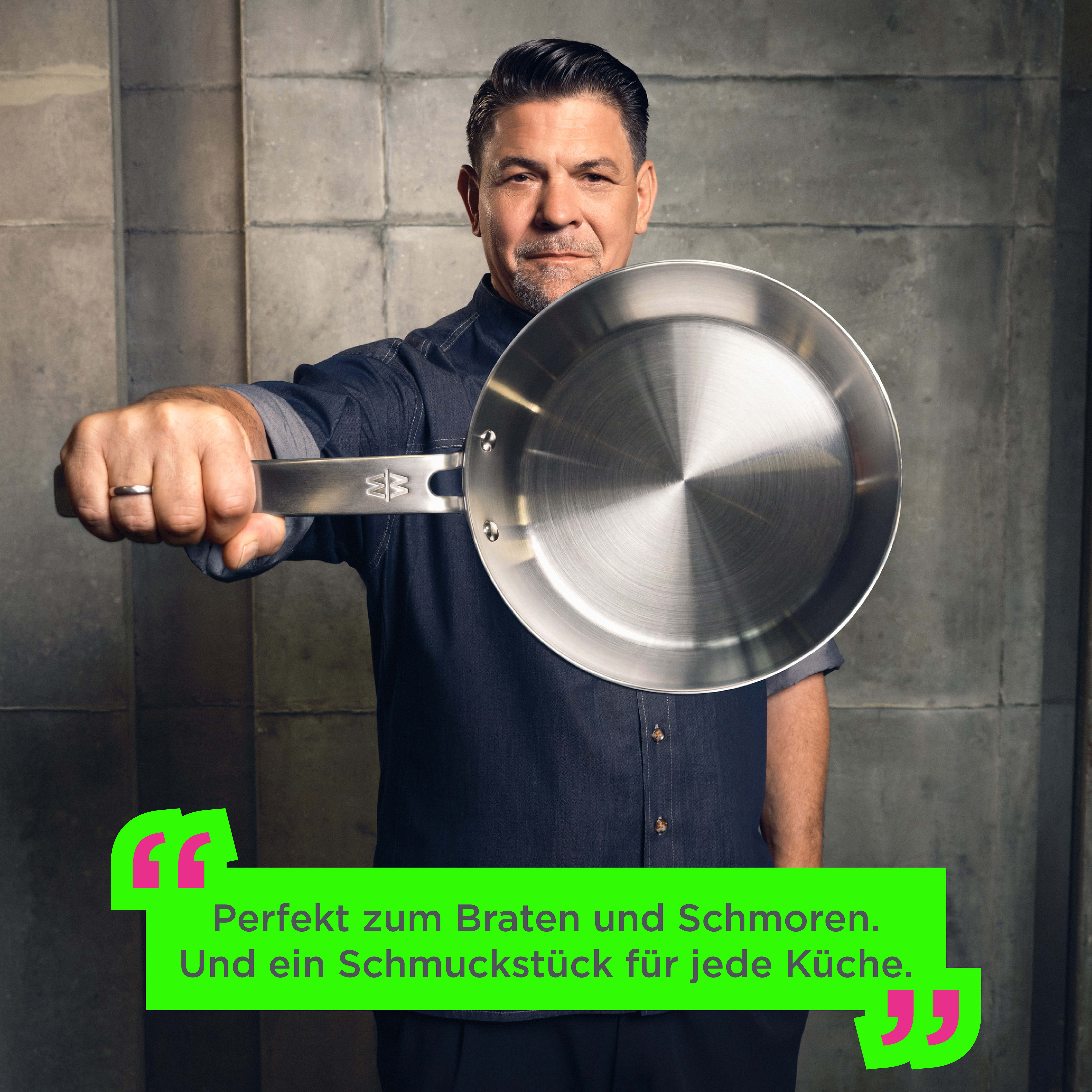 MÄLZERxWOLL Edelstahl-Pfanne MÄLZERxWOLL Edelstahl-Pfanne