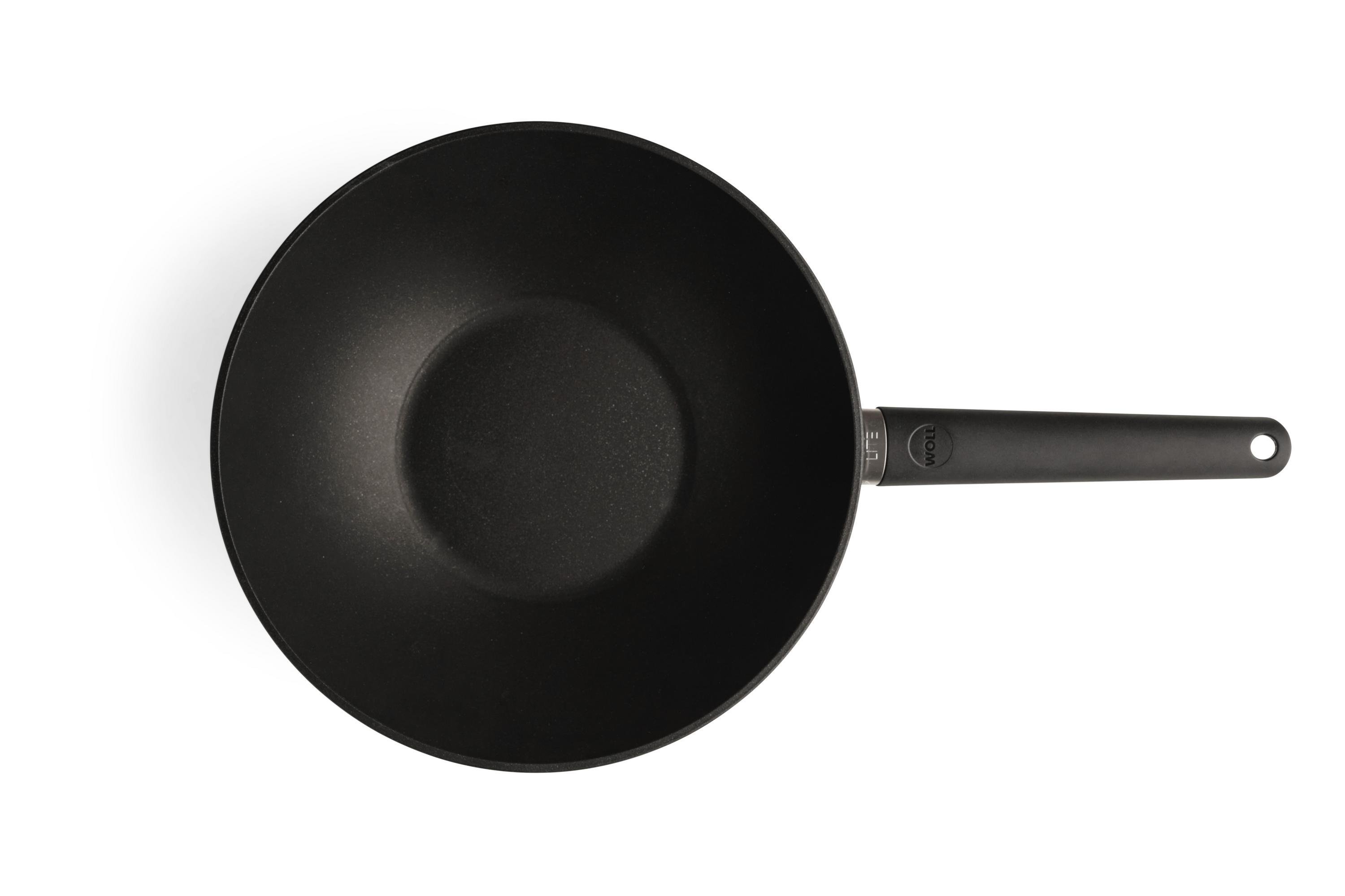 EcoLite QXR Wok Draufsicht | Fester Stiel | Alle Herdarten inkl. Induktion | 30 cm
