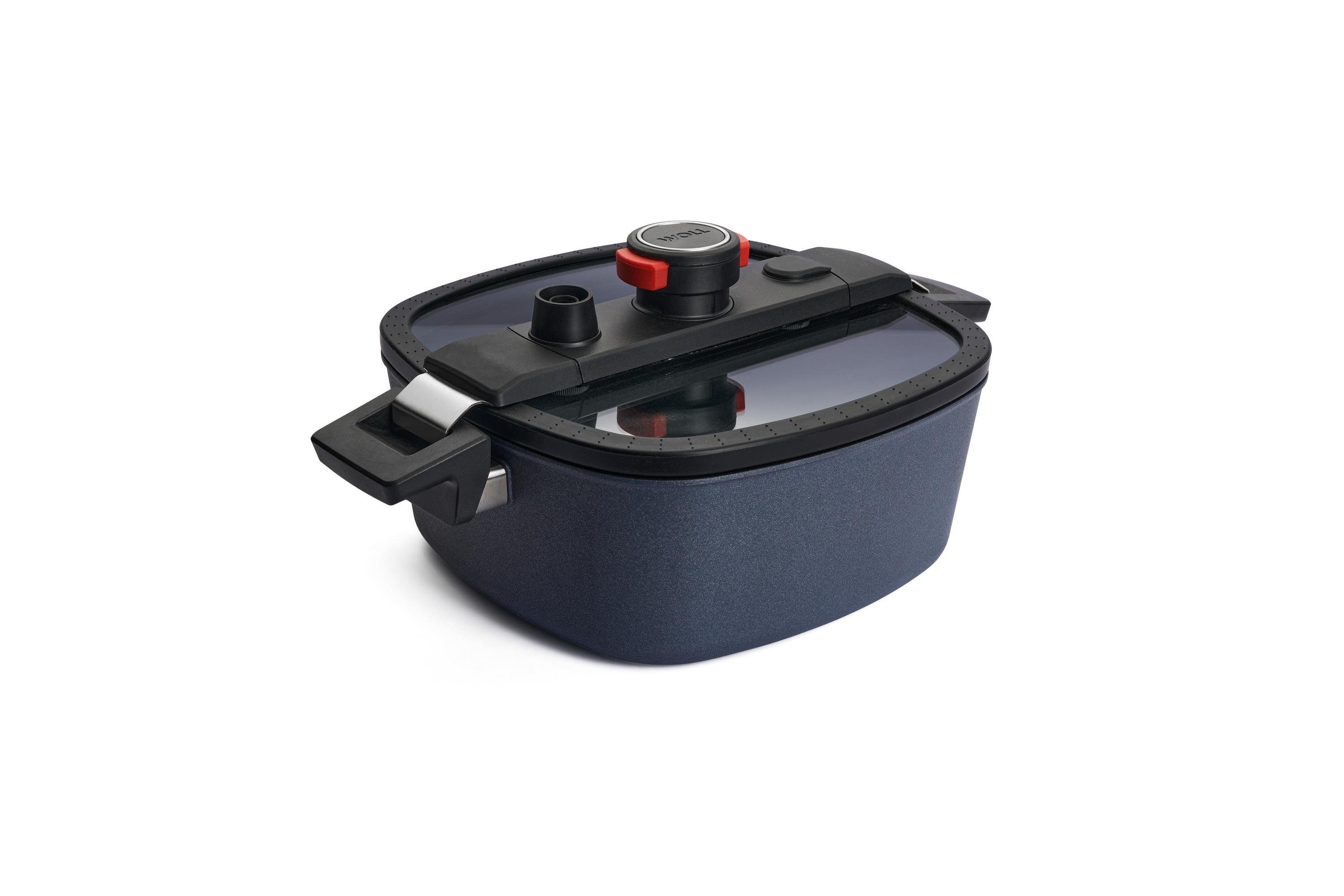 1026-2DAL_1026-2DALI_Lid_3Quarter Diamond Active Lite Guss-Kasserolle, viereckig