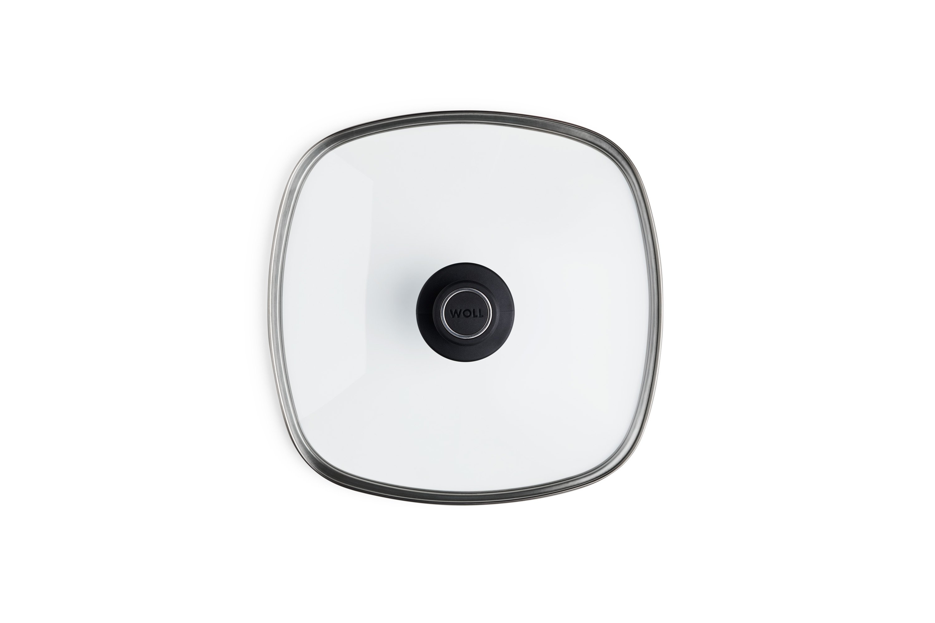 Sicherheitsglasdeckel, viereckig Draufsicht | 28x28cm