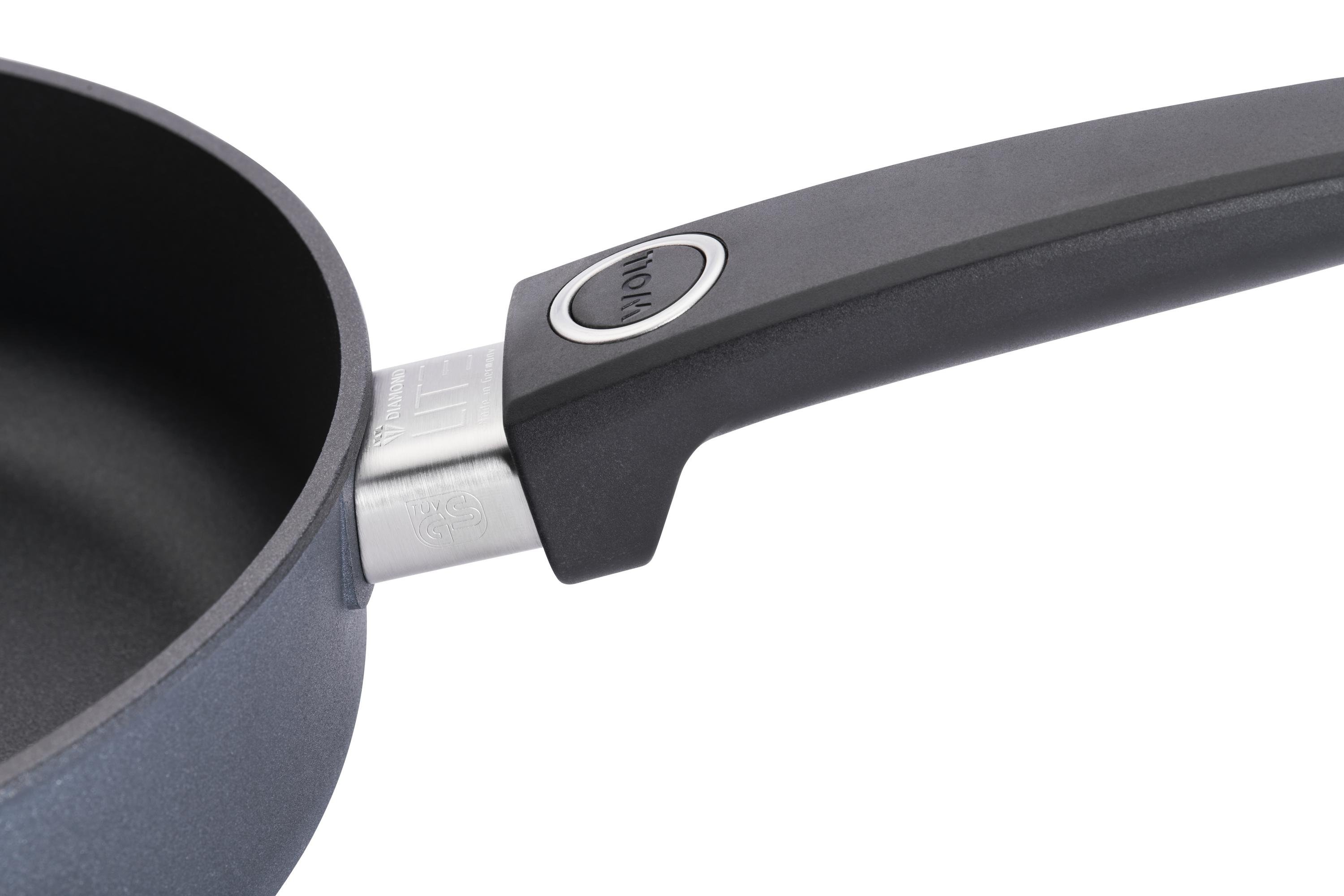 Diamond Lite Guss-Hochrandpfanne Detailansicht | Stiel - Fest | Alle Herdarten inkl. Induktion | 26cm