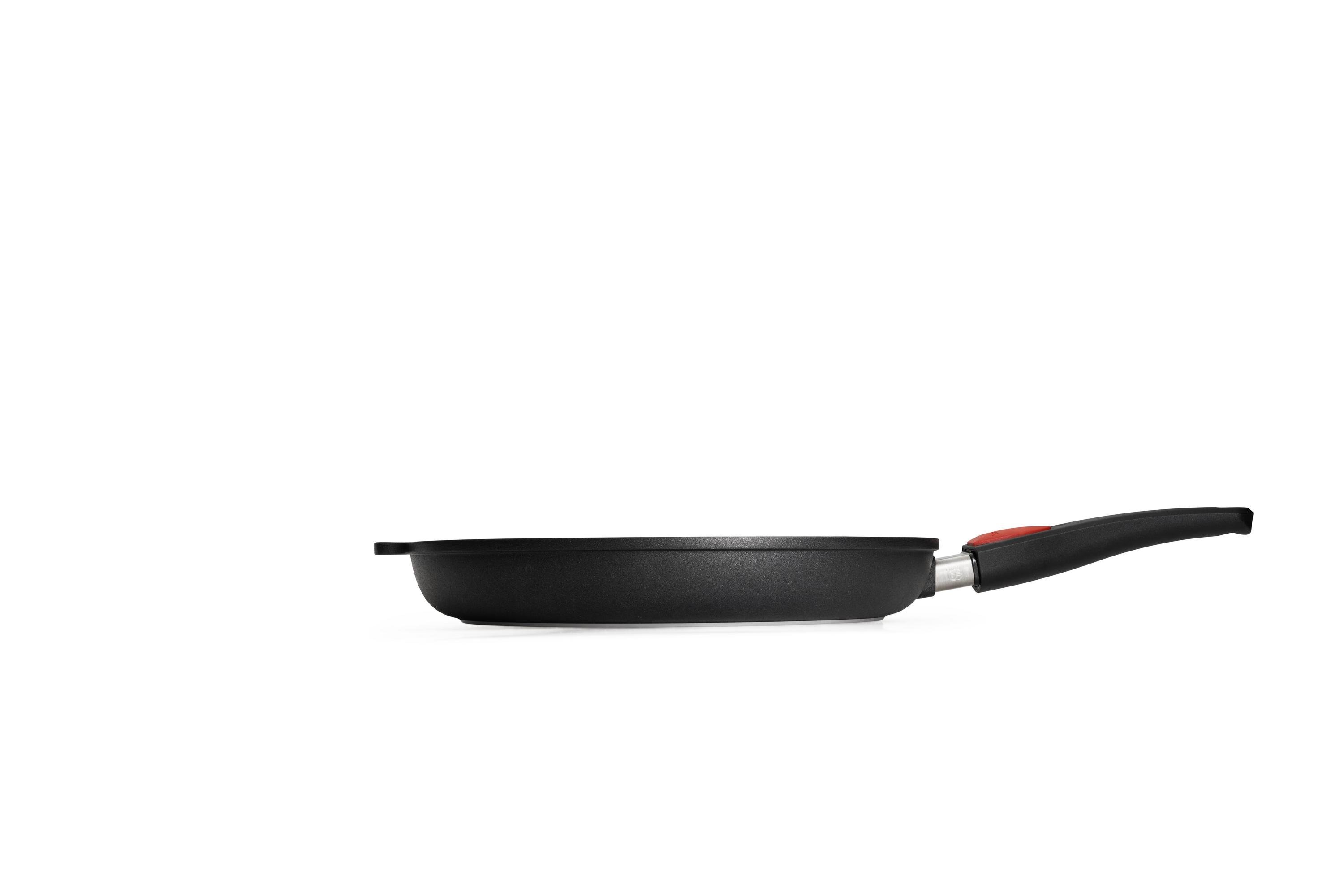 Titan Best Gusspfanne Seitenansicht | Phenolik - Abnehmbar | Ceran, Gas, Elektro, Halogen | 32cm