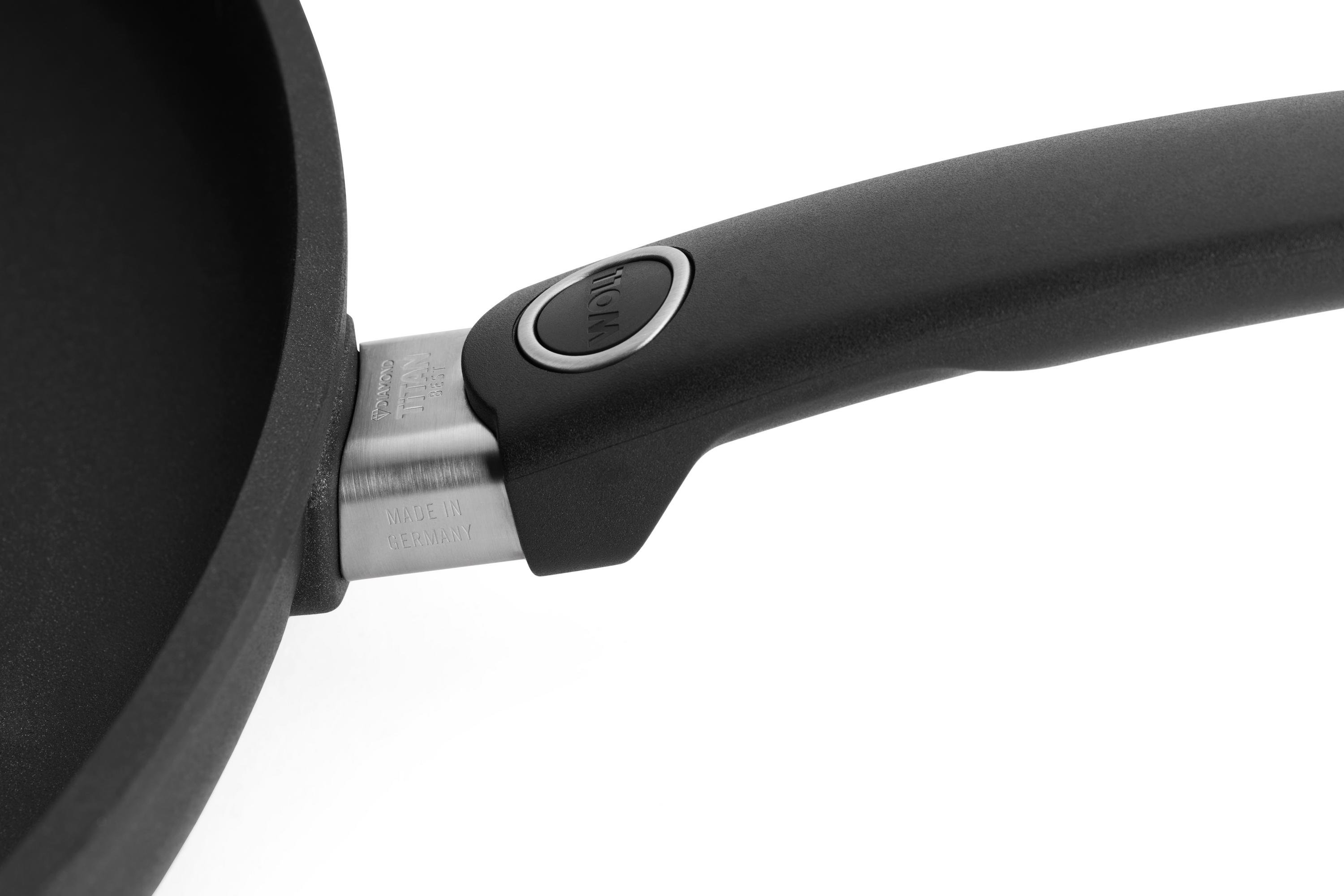 Titan Best Gusspfanne Detailansicht | 38cm | Stiel - Fest | Ceran, Gas, Elektro, Halogen