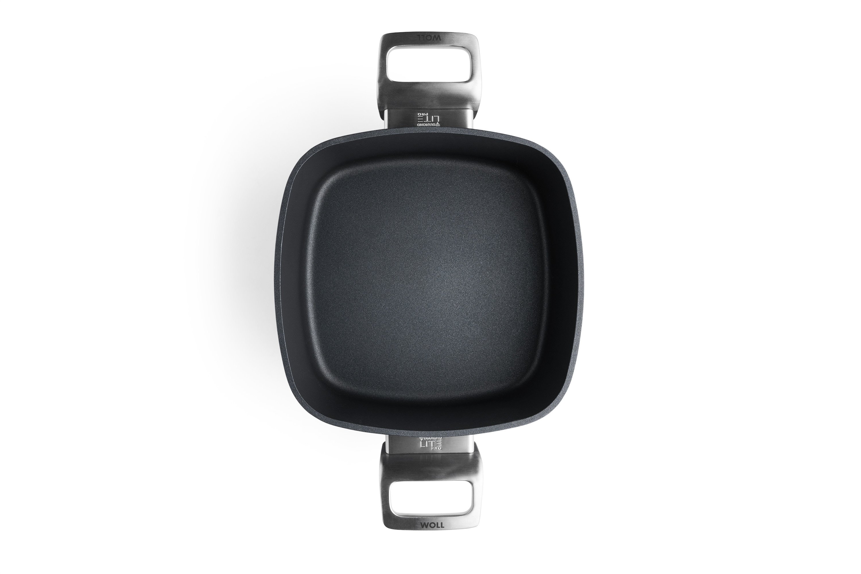 Diamond Lite Pro Guss-Kasserolle, viereckig Draufsicht | 22x22cm | Alle Herdarten inkl. Induktion