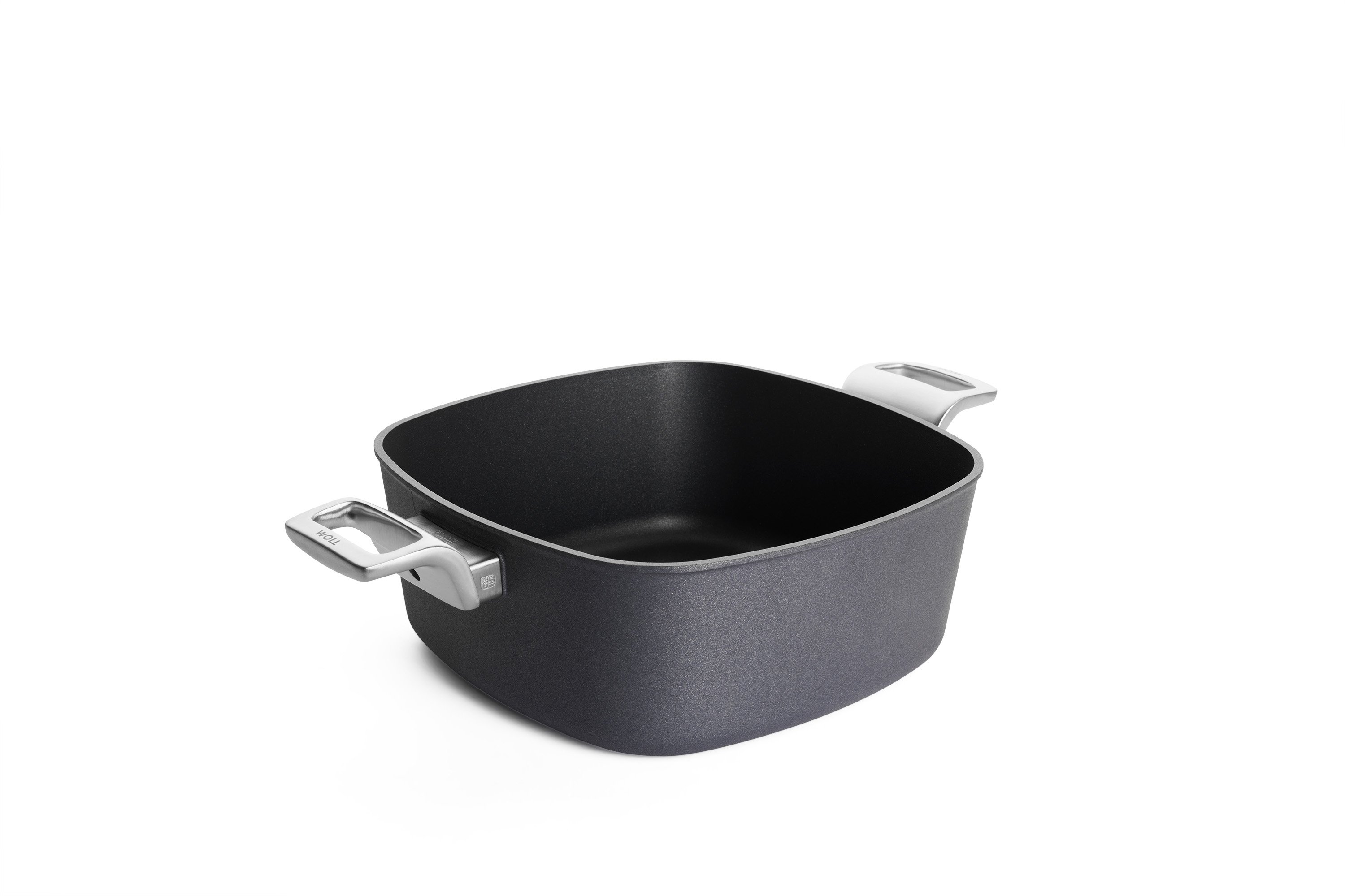 1026-2DLPI_3Quarter Diamond Lite Pro Guss-Kasserolle, viereckig | 26x26cm | Alle Herdarten inkl. Induktion